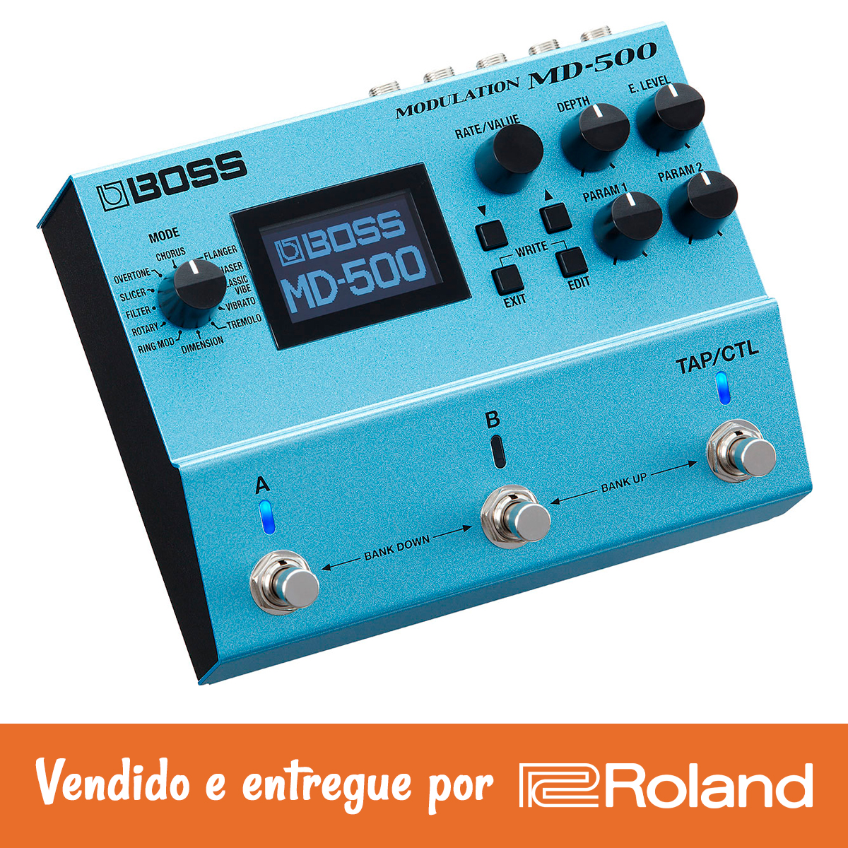 Pedal Modulação Boss MD-500 Modulation | Roland Store