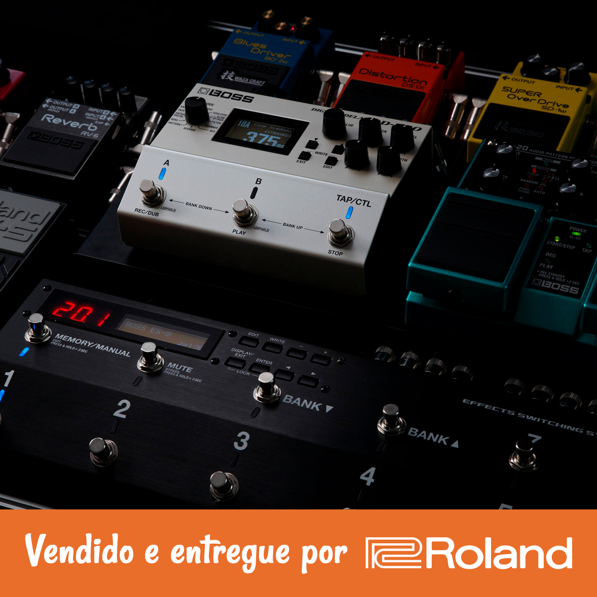 Pedal Boss DD-500 Digital Delay: Som Profissional 32-bit