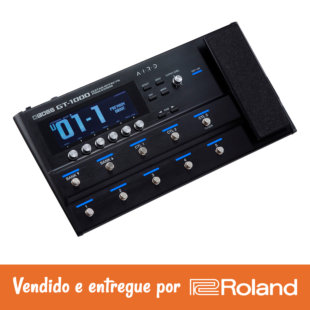 【超美品】BOSS GT-1000 Guitar Pedaleira Boss GT-1000 | Roland Store - AudioDriver Instrumentos