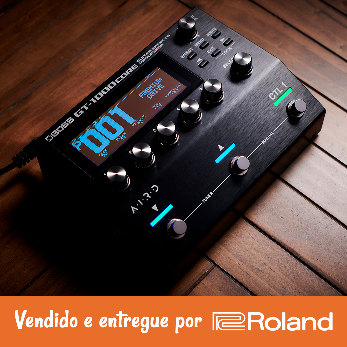 Pedaleira Boss GT-1000core | Roland Store - AudioDriver
