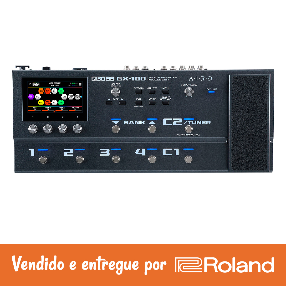 Pedaleira para Guitarra Boss GX-100 - AudioDriver Instrumentos