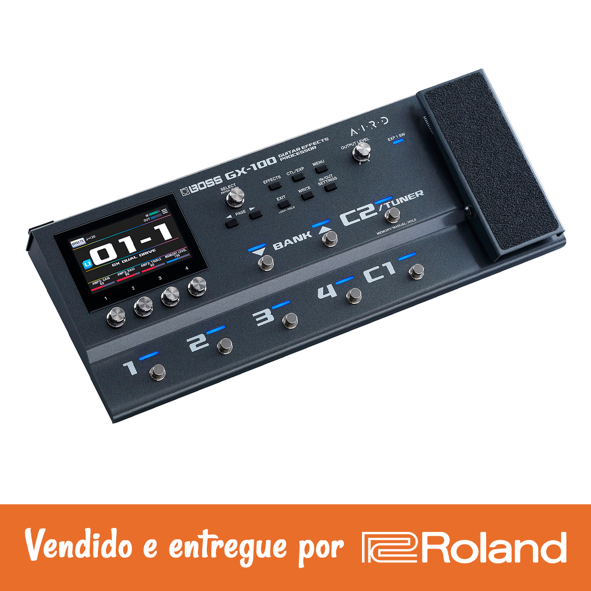 Pedaleira para Guitarra Boss GX-100 - AudioDriver Instrumentos