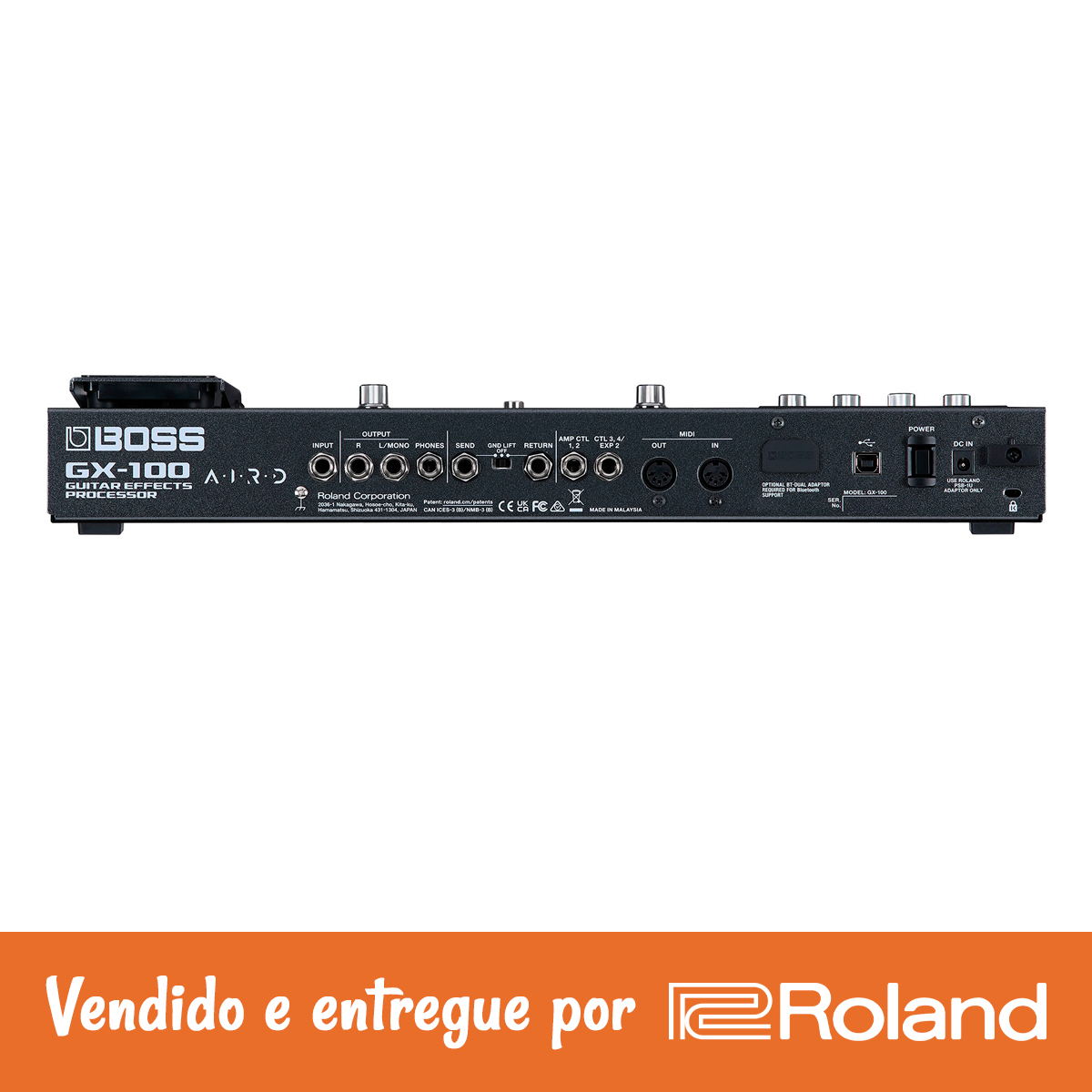 Pedaleira para Guitarra Boss GX-100 - AudioDriver Instrumentos