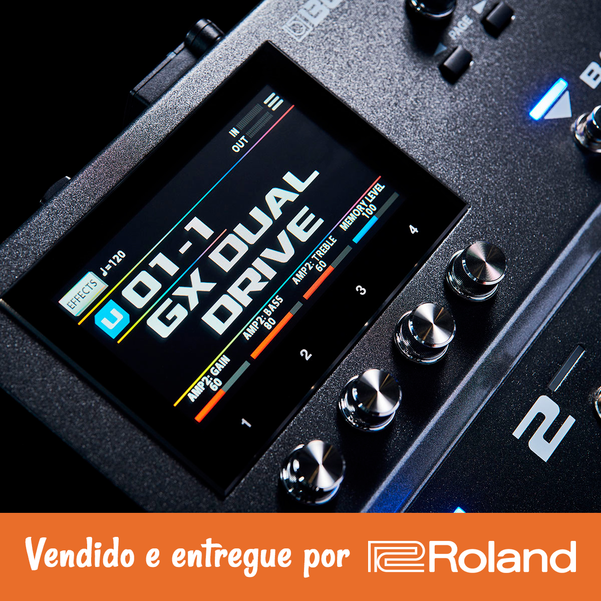 Pedaleira para Guitarra Boss GX-100 - AudioDriver Instrumentos