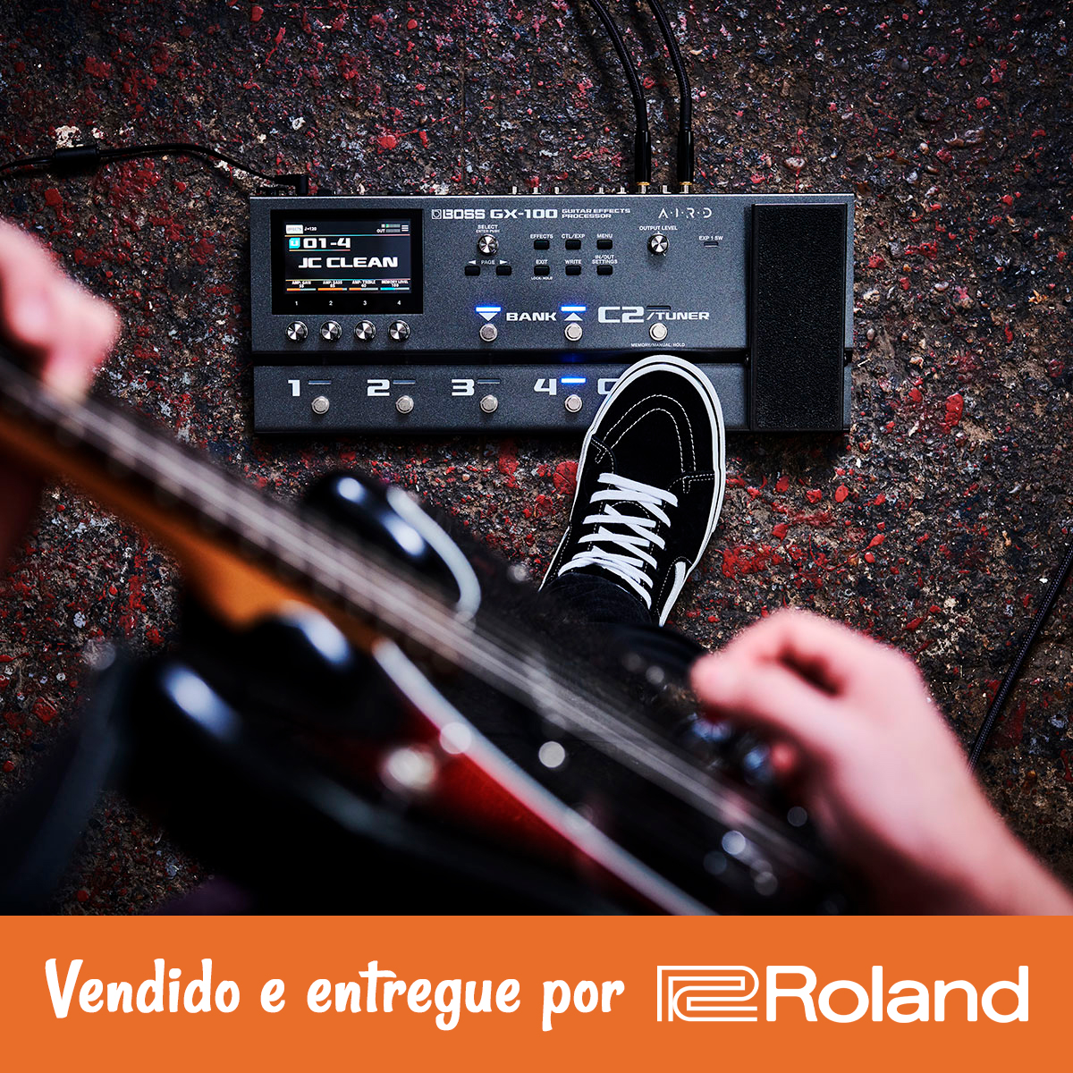Pedaleira para Guitarra Boss GX-100 - AudioDriver Instrumentos
