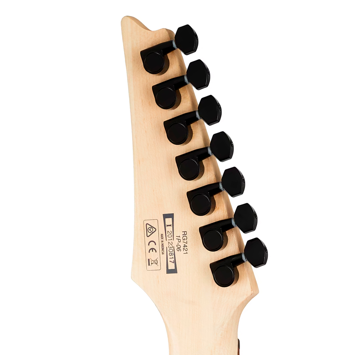 Guitarra 7 Cordas Super Strato Ibanez RG7421 WNF Walnut Flat
