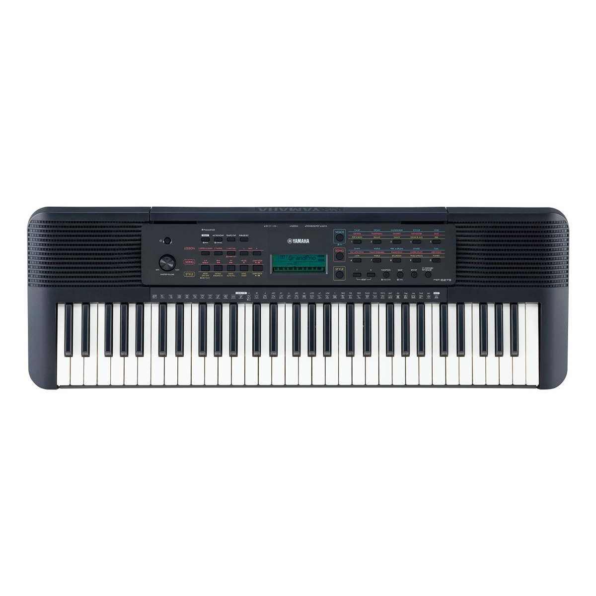 Teclado Musical Yamaha 61 Teclas PSR F52 Bag Banco Suporte - O