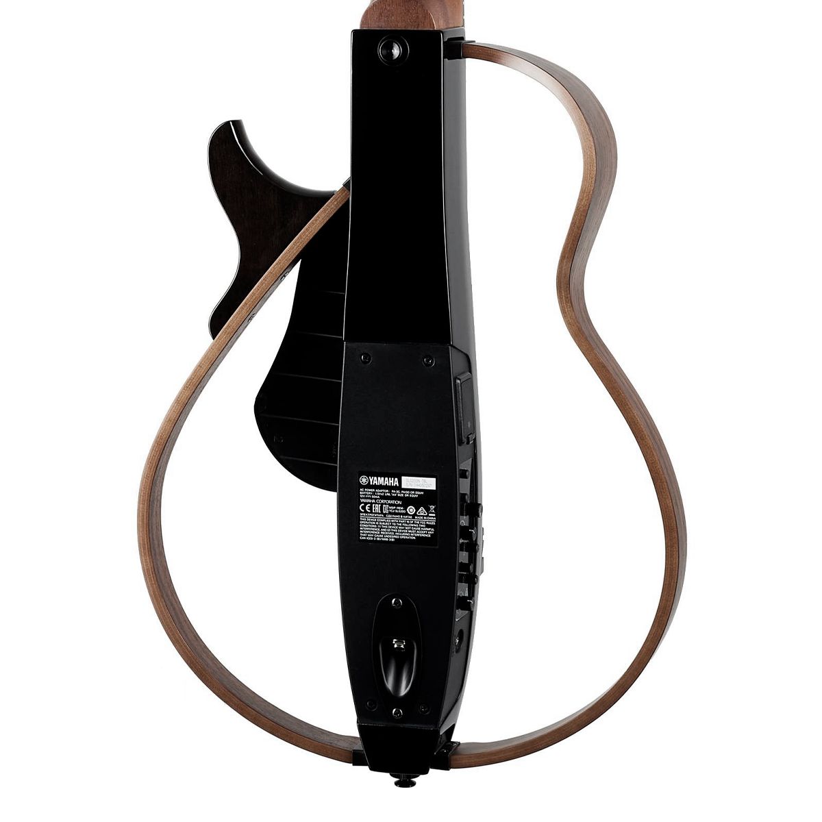 Violão Silent Elétrico Nylon Yamaha SL200N TLB Translucent Black