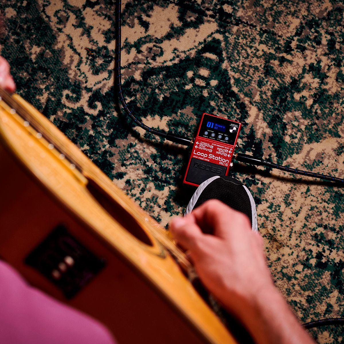 Pedal Loop Boss RC-5 Loop Station - AudioDriver Instrumentos