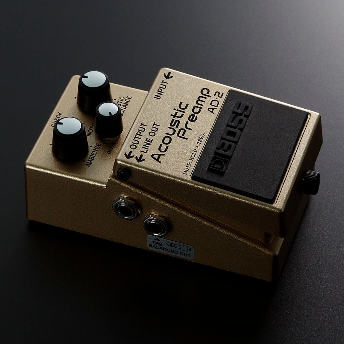 Pedal Pré Amplificador Violão Boss AD-2 Acoustic Preamp