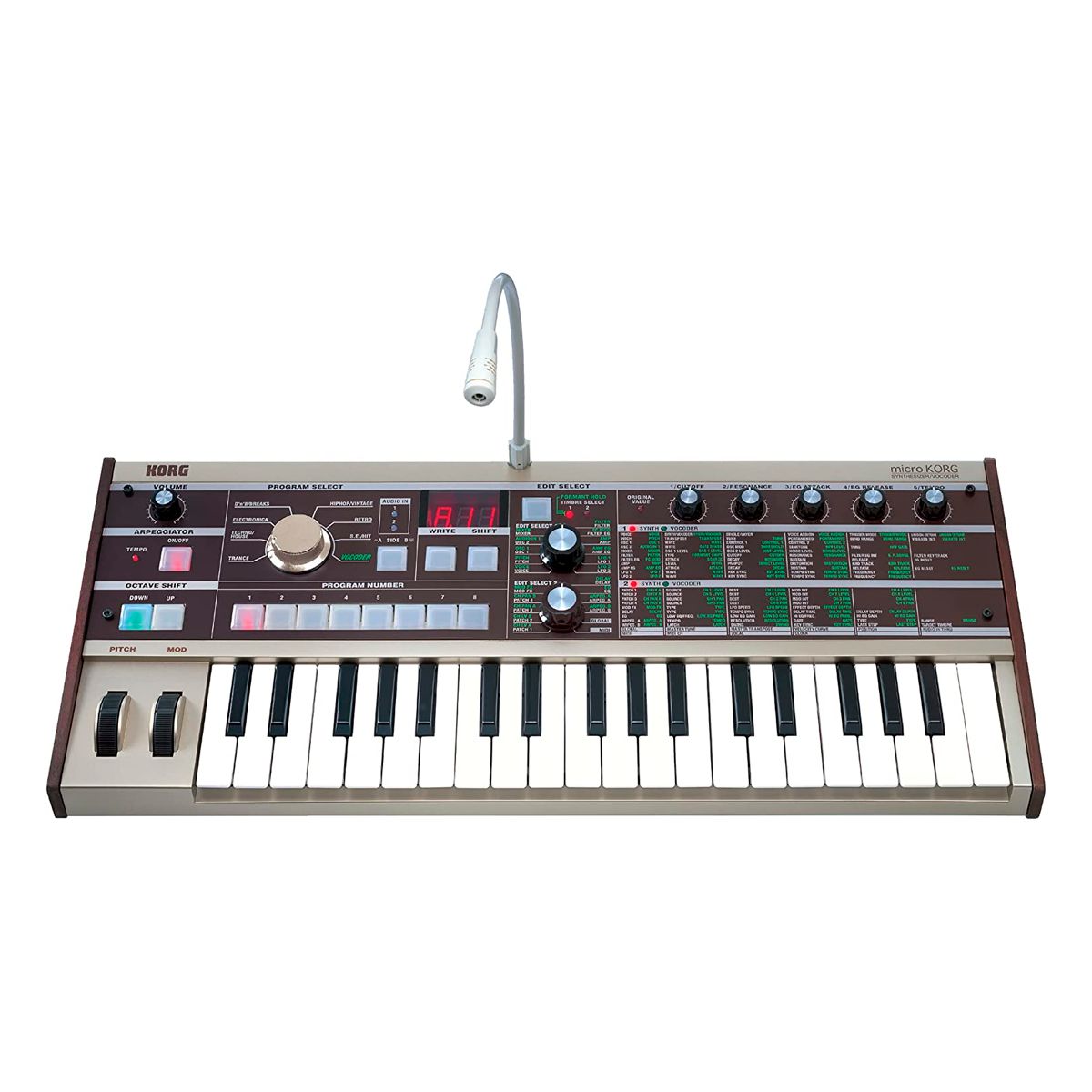 Teclado Sintetizador e Vocoder 37 Teclas Korg microKORG MK-1