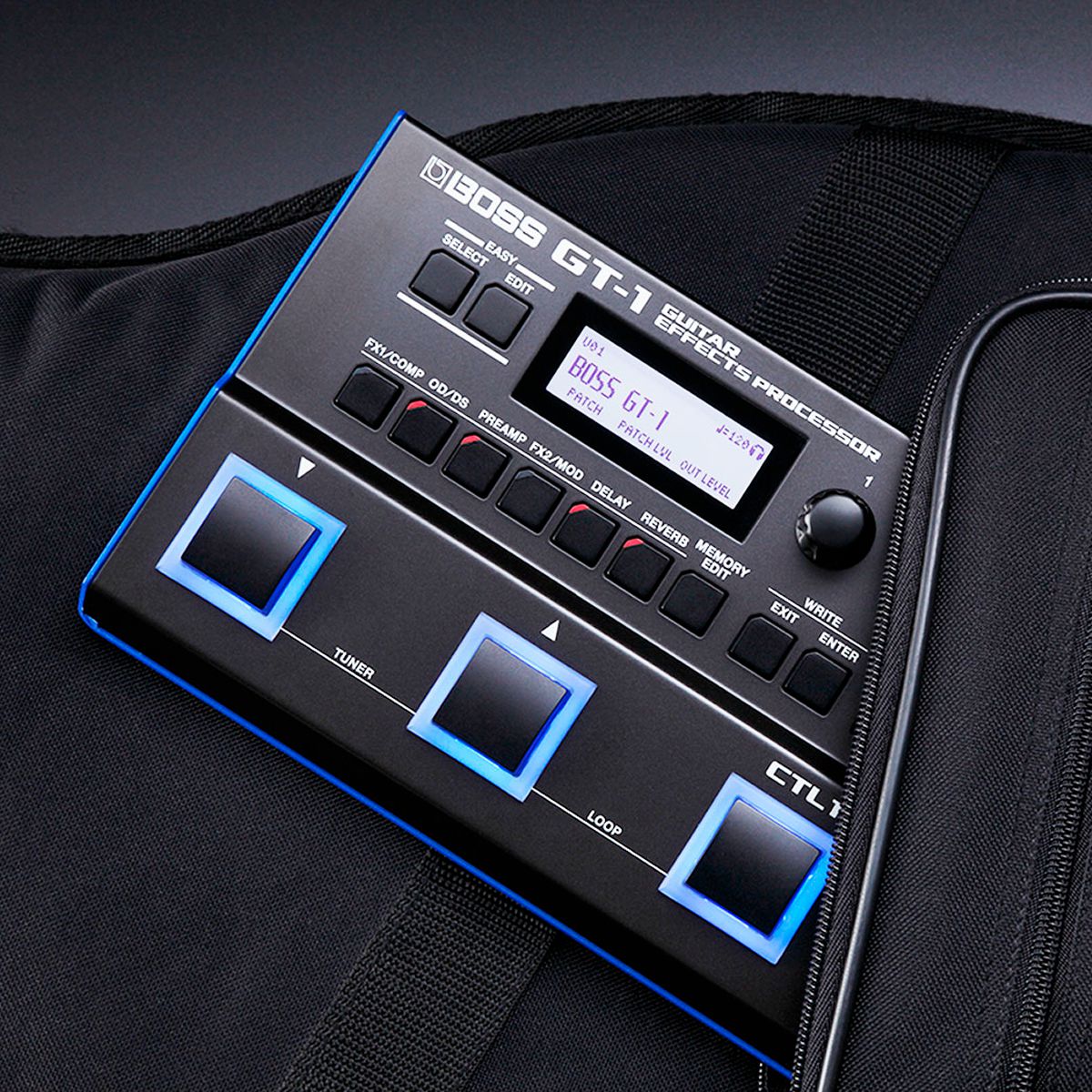 Pedaleira Multiefeitos Guitarra Boss GT-1 - AudioDriver