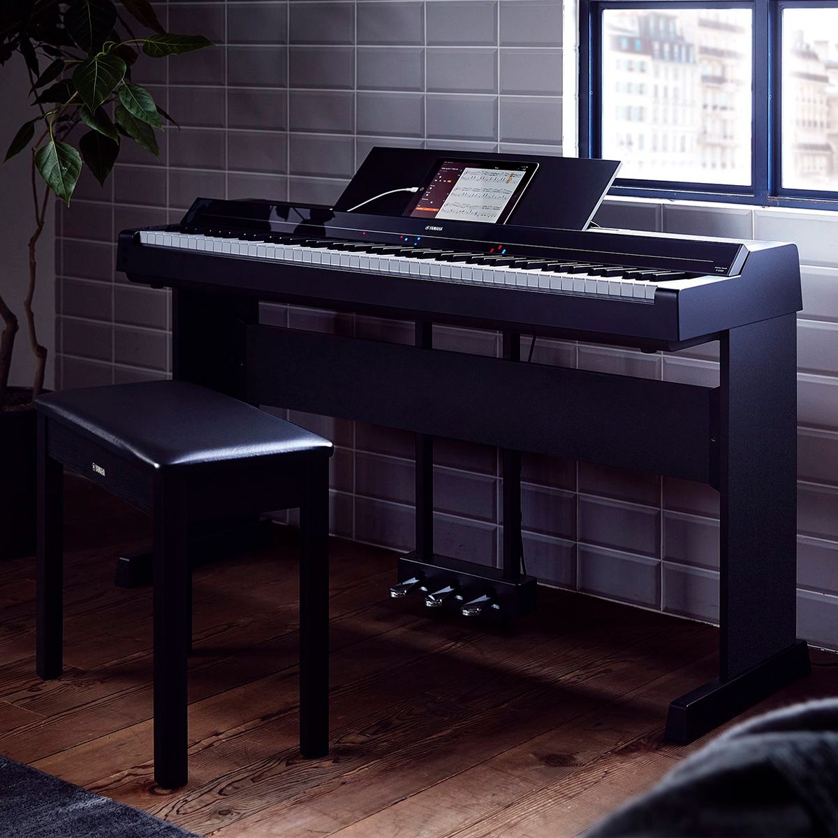 Piano Digital 88 Teclas Portátil Yamaha P-S500B Preto
