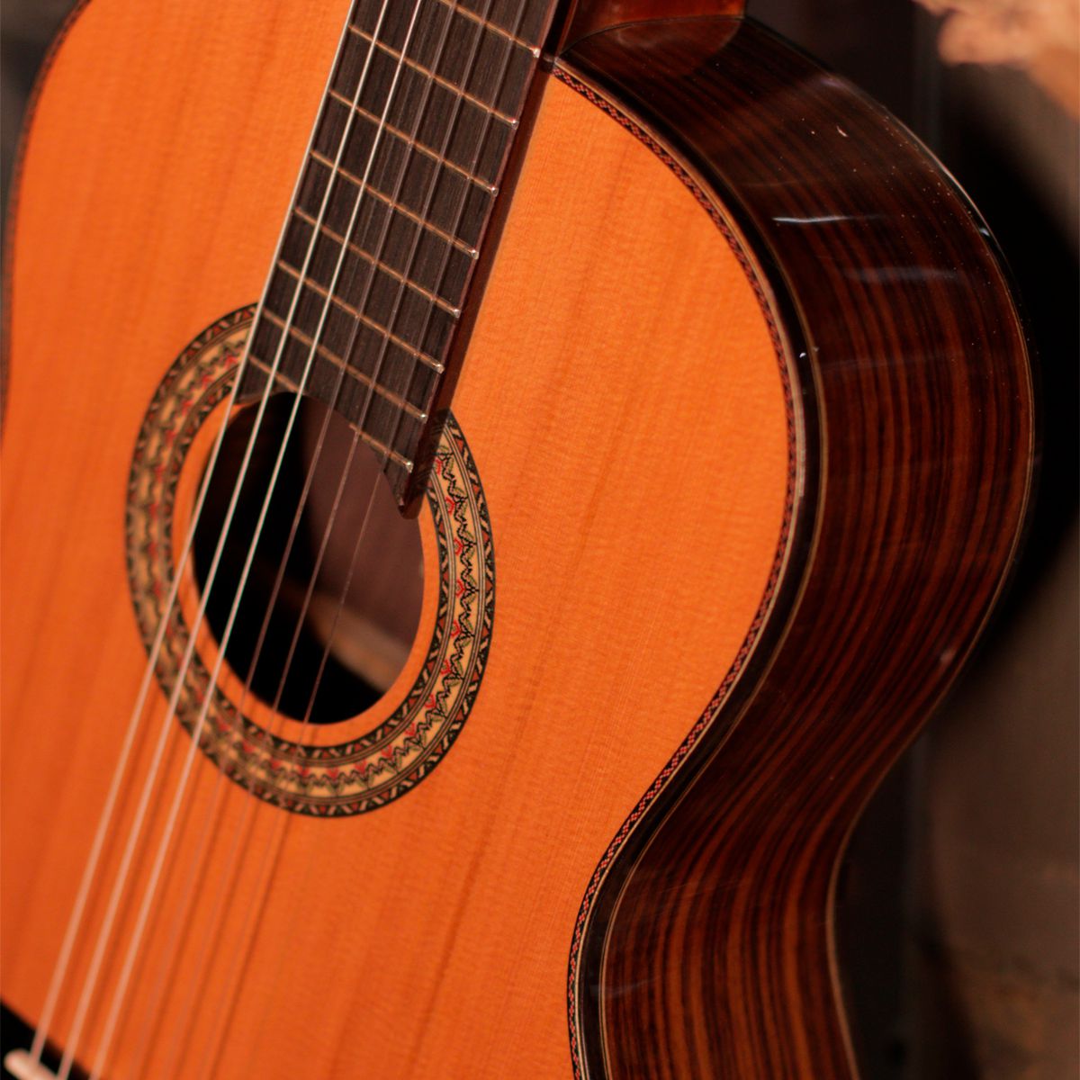 Violão Acústico Concertista Nylon Tampo Cedro Sólido PHX LCS-501