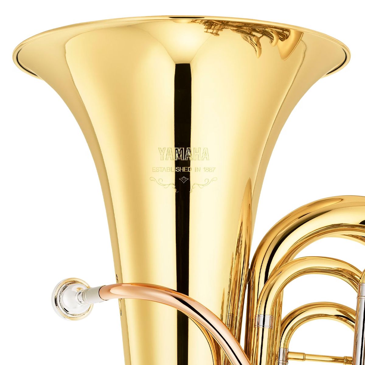 Tuba em C 4 Válvulas Yamaha YCB-621 Laqueada - AudioDriver