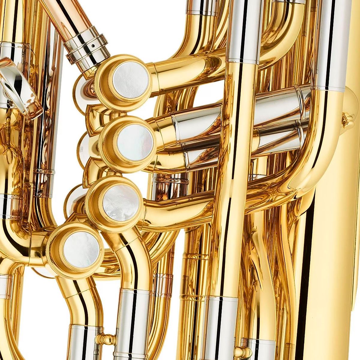 Tuba em C 4 Válvulas Yamaha YCB-621 Laqueada - AudioDriver