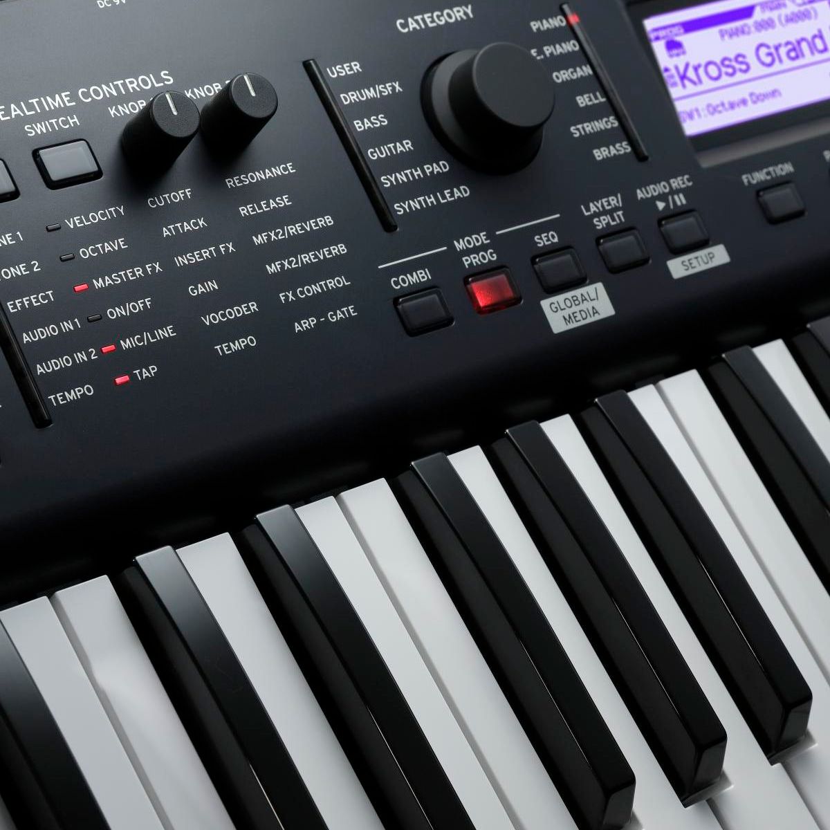 Teclado Workstation 61 Teclas Korg KROSS2-61 Azul - AudioDriver