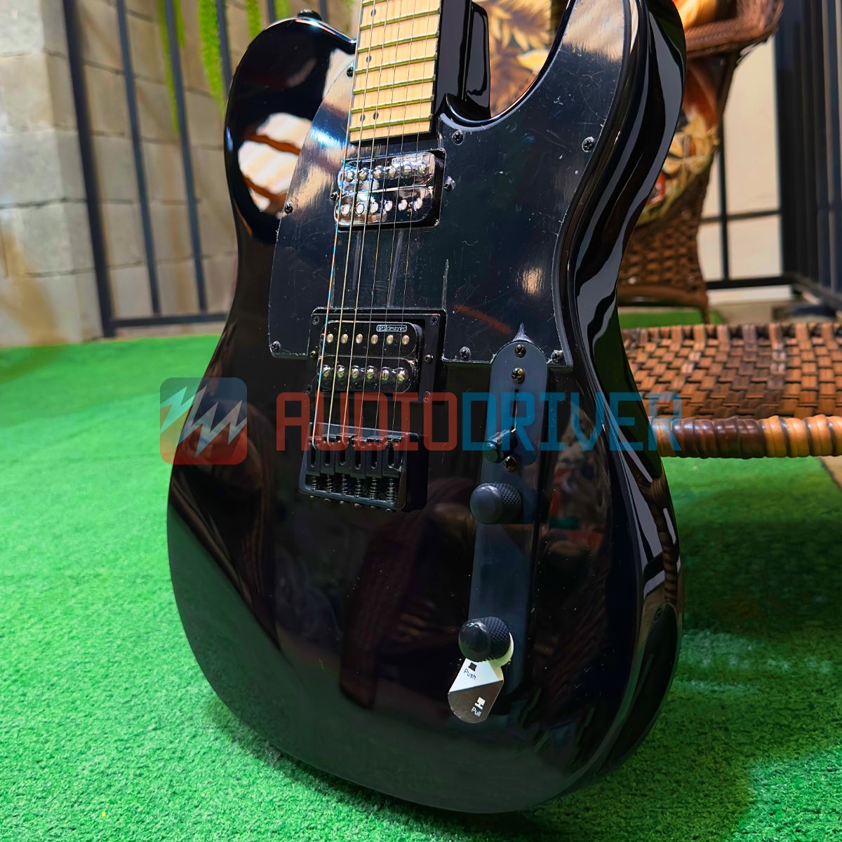 Guitarra Telecaster ESP LTD TE-200M Black - AudioDriver