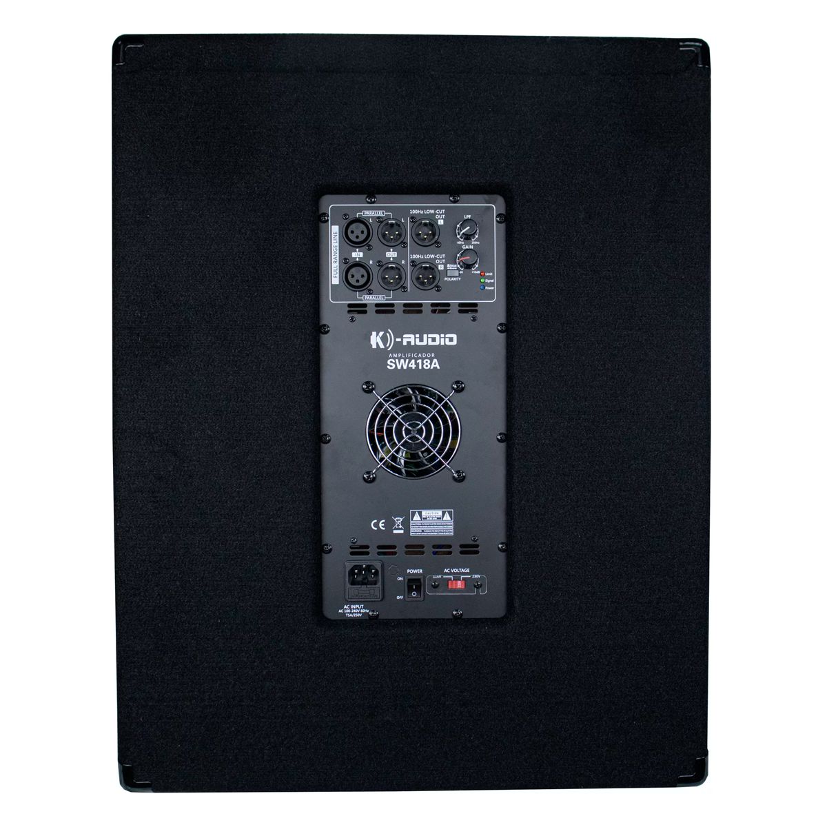 Sub Ativo 18” K-Audio Kadosh SW418A - AudioDriver Instrumentos