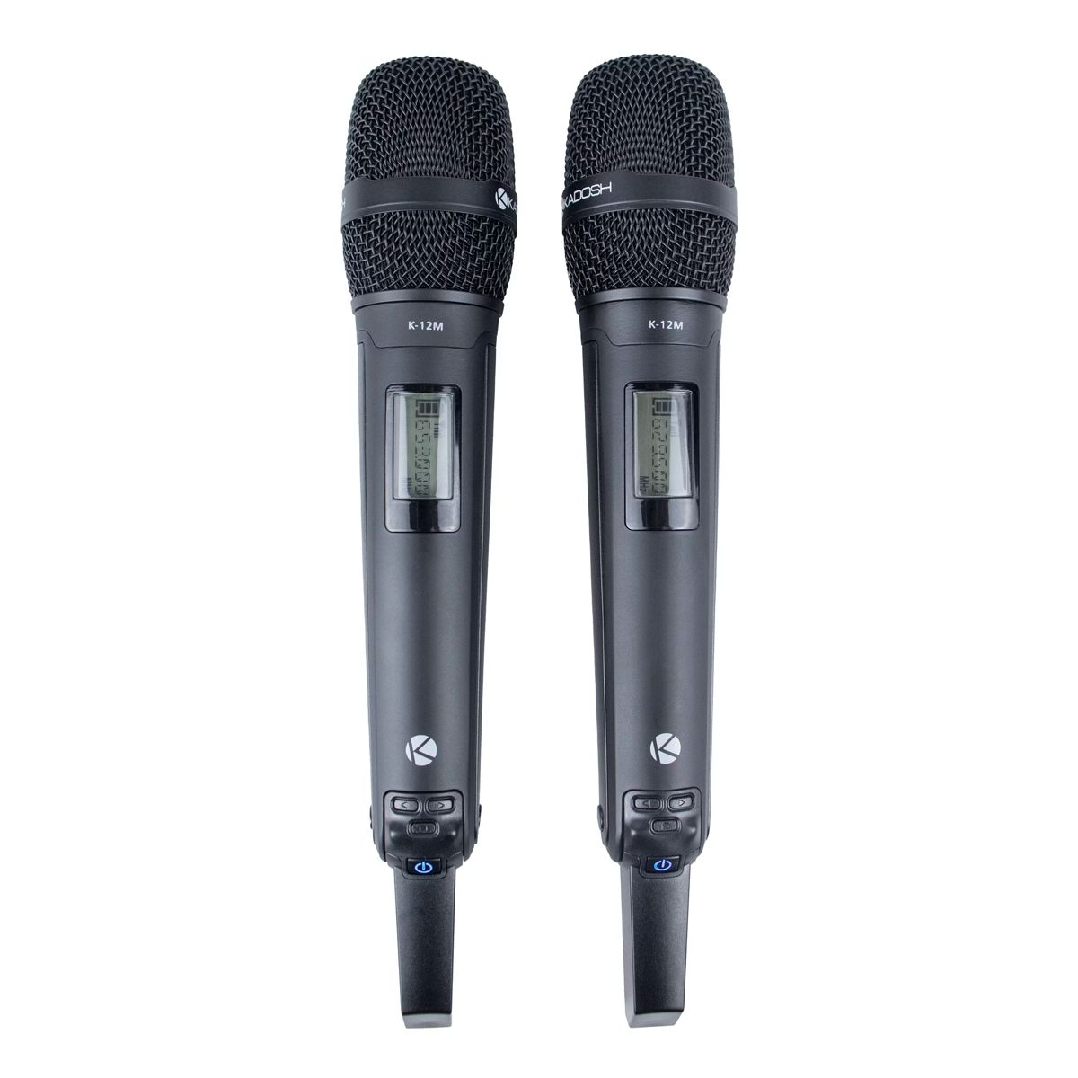 2 Microfones Sem Fio com Receptor Kadosh K1202M - AudioDriver