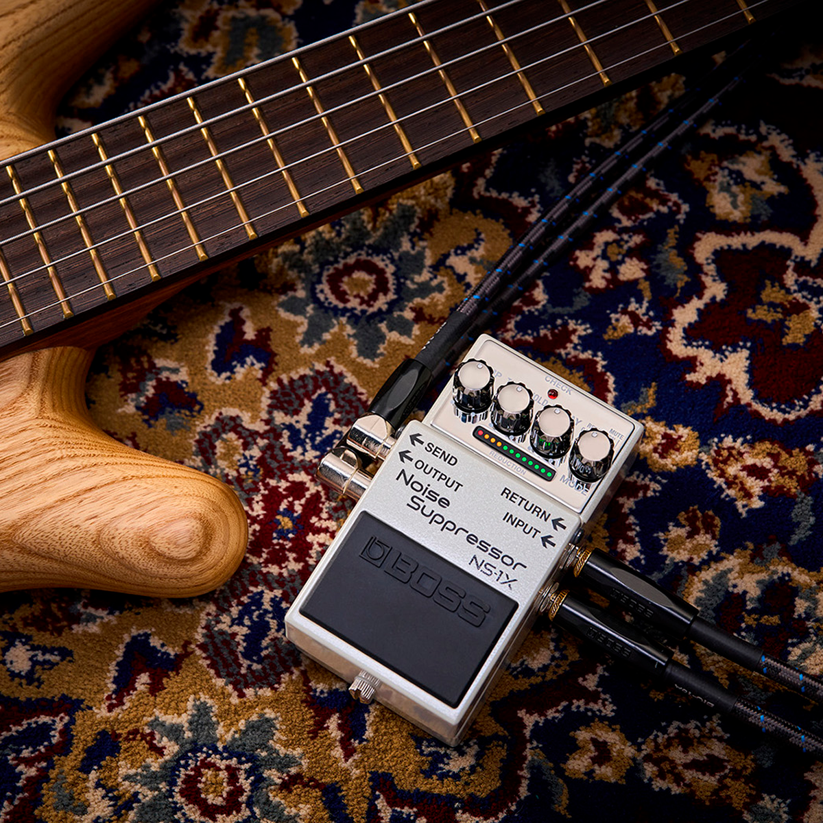 Pedal Redutor de Ruídos Boss Noise Suppressor NS-1X - AudioDriver