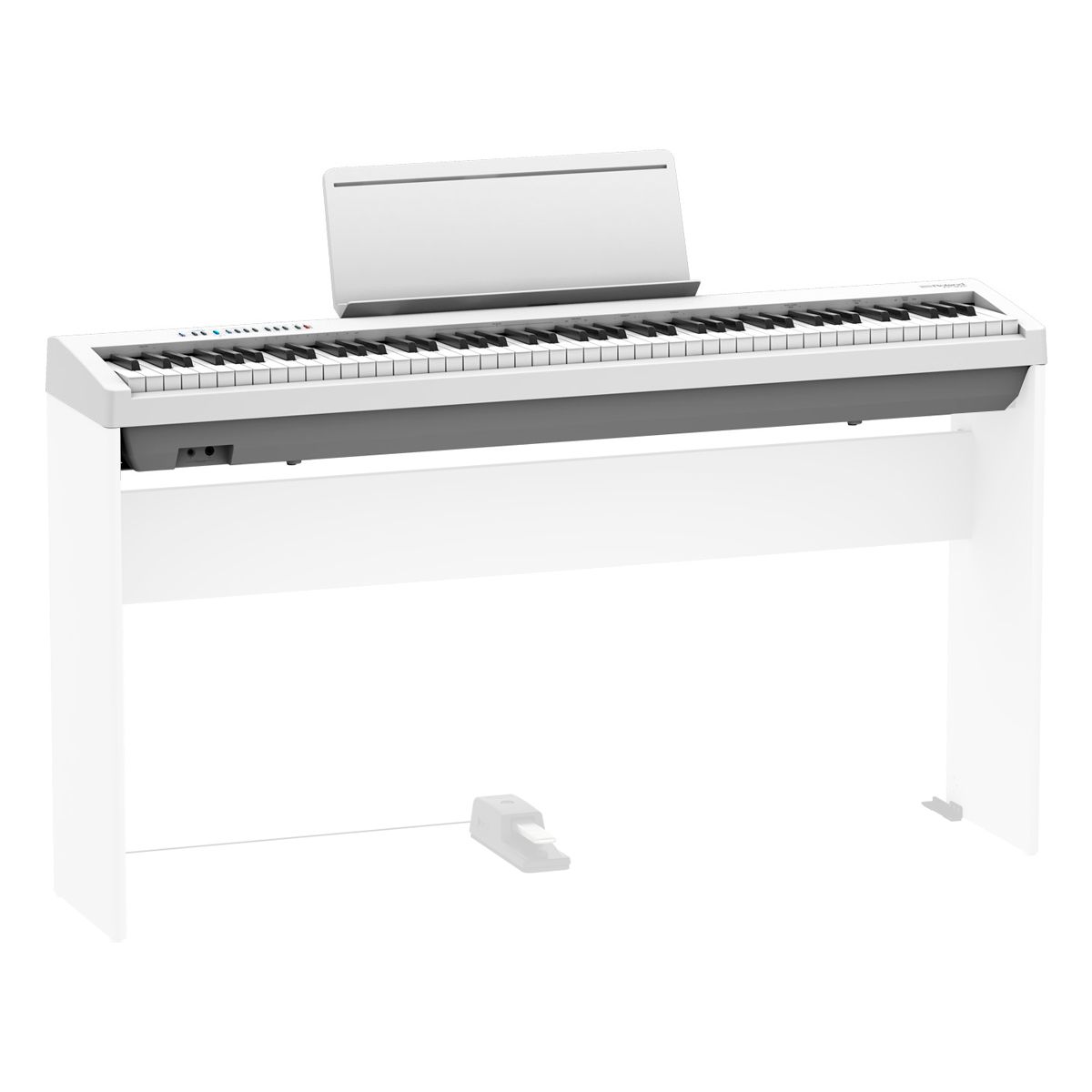 Piano Digital 88 Teclas Roland FP-30X Branco - AudioDriver