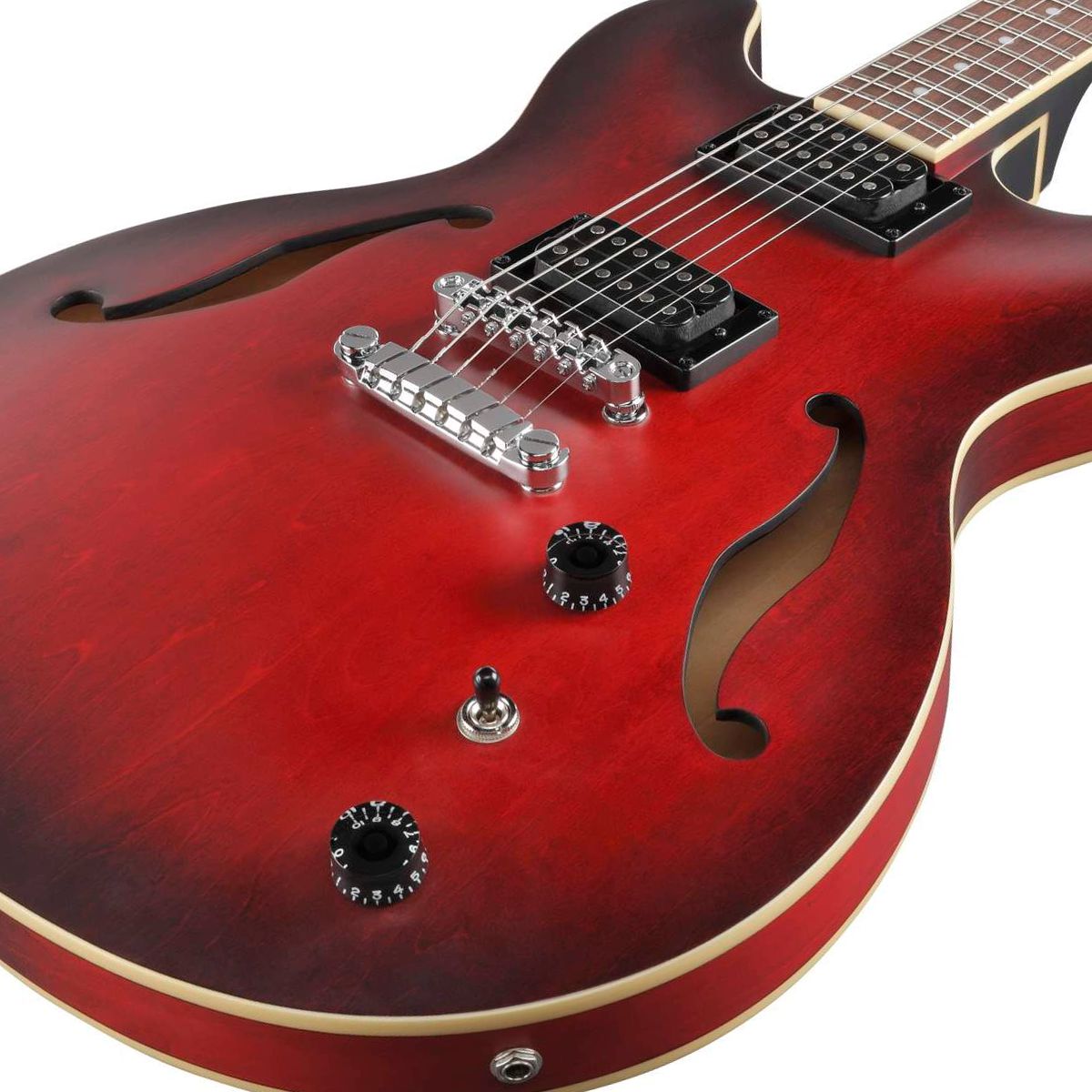 Guitarra Semi Acústica Ibanez Artcore AS53 Sunburst Red Flat