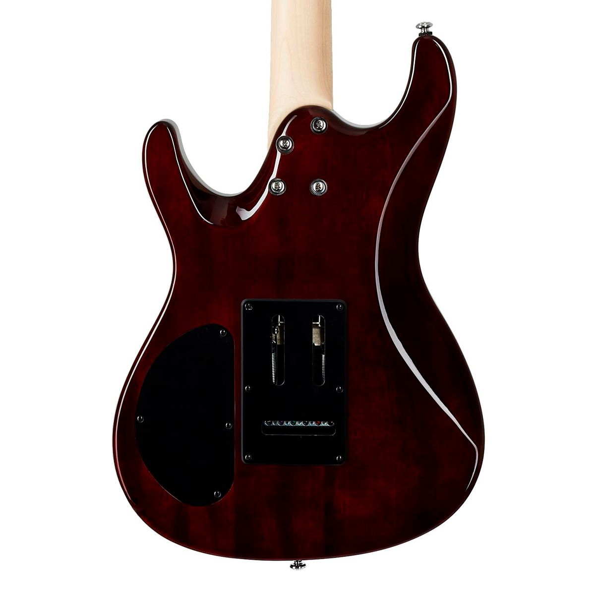 Guitarra Super Strato Ibanez SA360NQM Black Mirage Gradation com