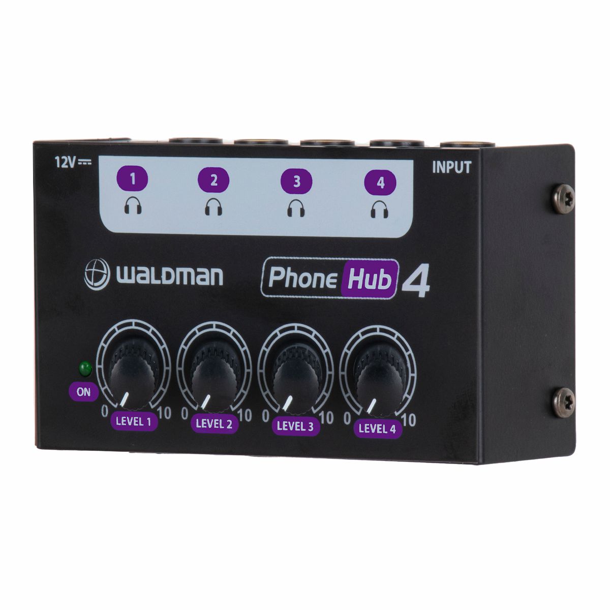 Amplificador de Fone 4 Canais Waldman PH-4 PhoneHub4 - AudioDriver