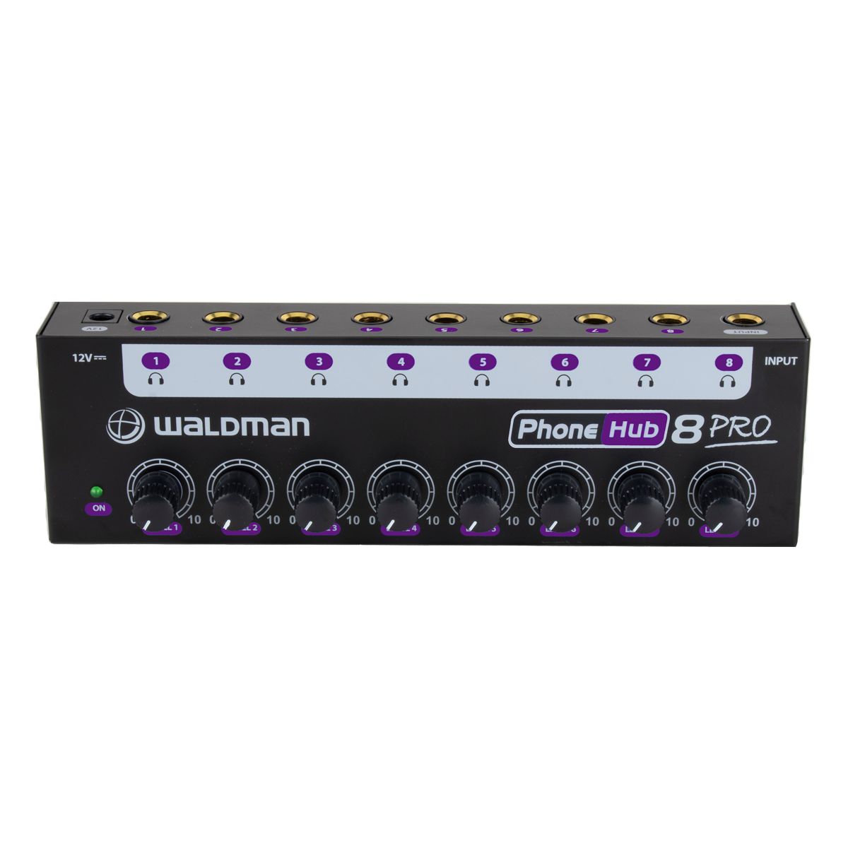 Amplificador de Fone 8 Canais Waldman PH-8P PhoneHub 8 Pro