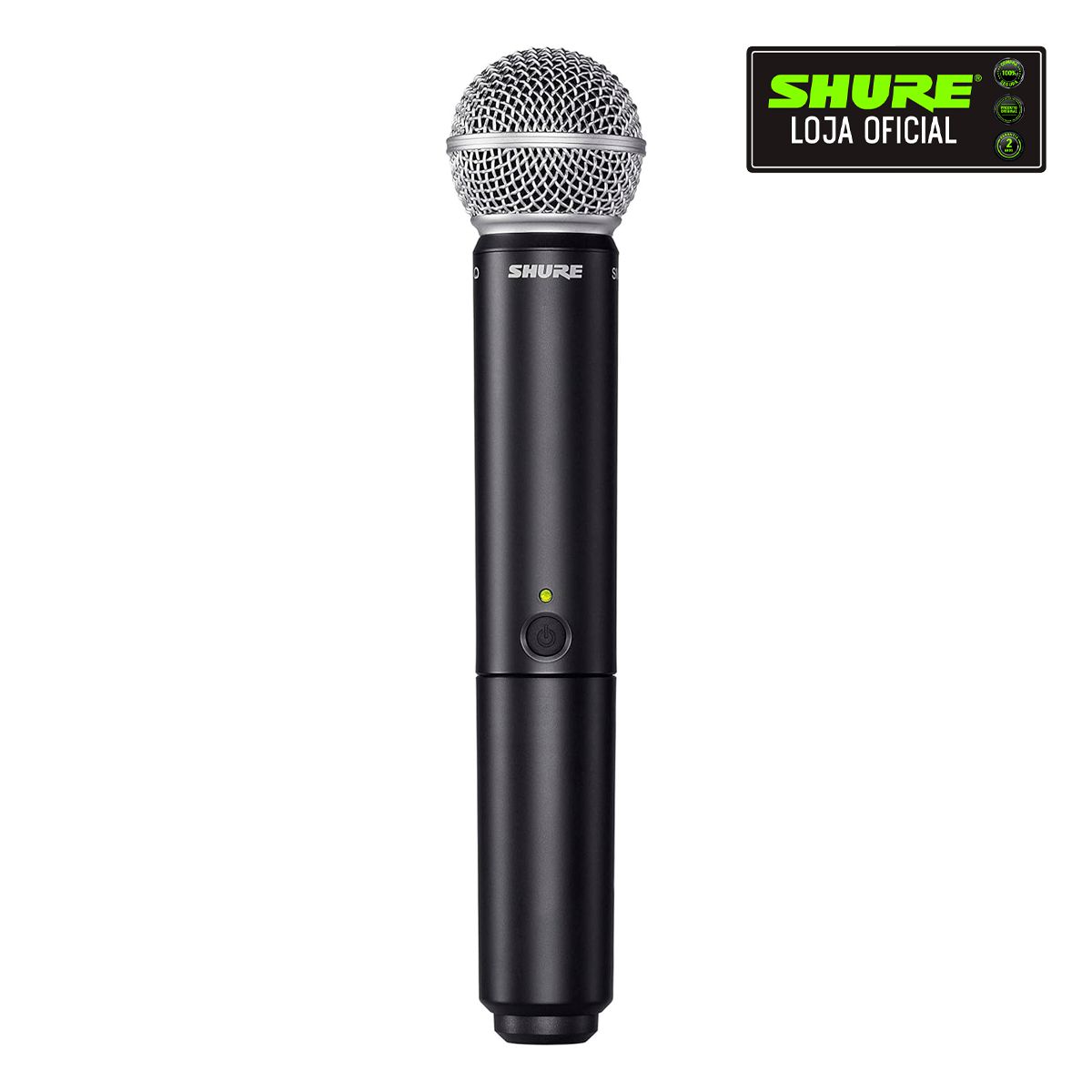 Microfone Shure SM58 Sem Fio Frequência M15 BLX24BR/SM58