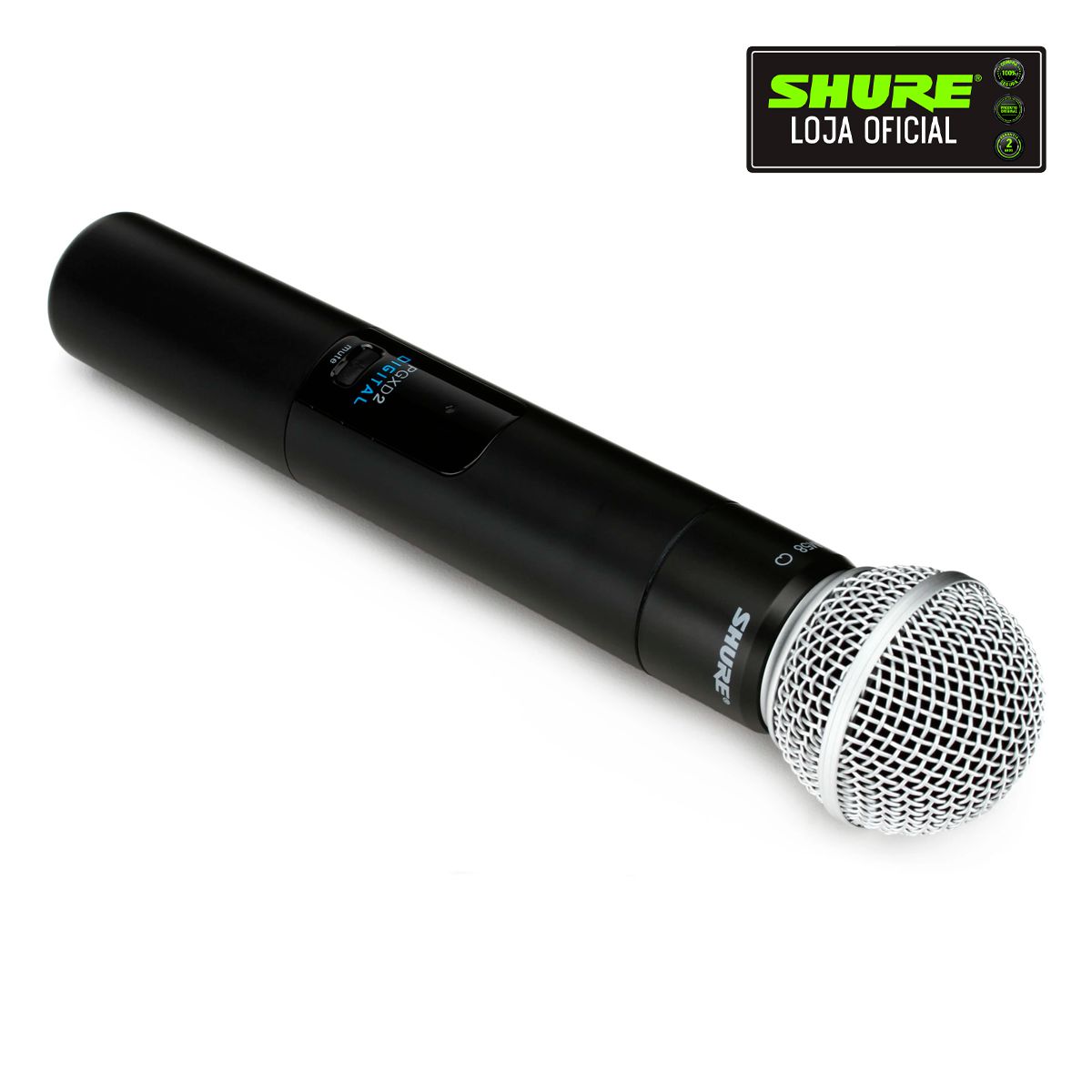 Microfone Shure SM58 Sem Fio Frequência X8 PGXD24/SM58