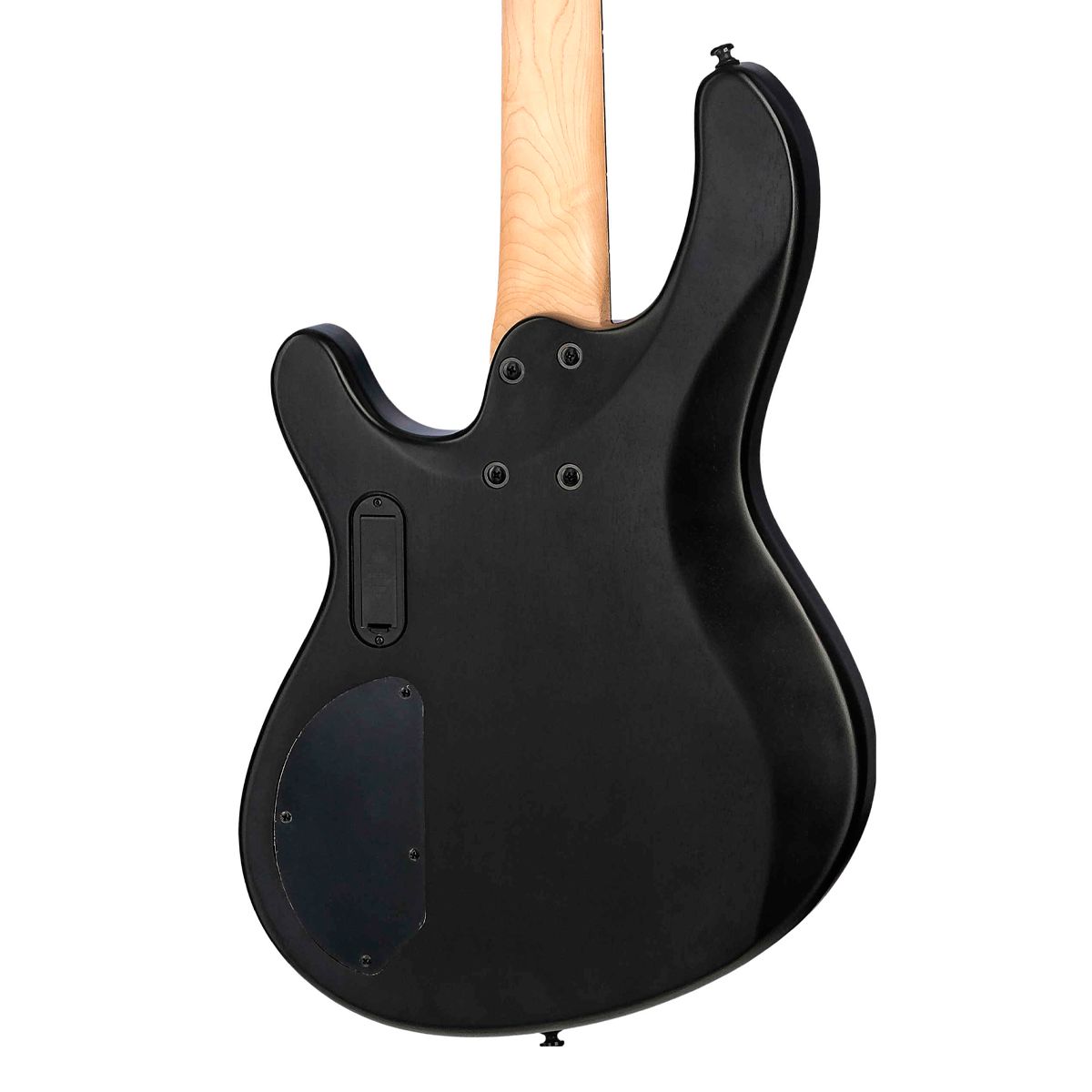 Baixo 4 Cordas Fretless Ativo Cort B4FL MHPZ Open Pore Trans Black