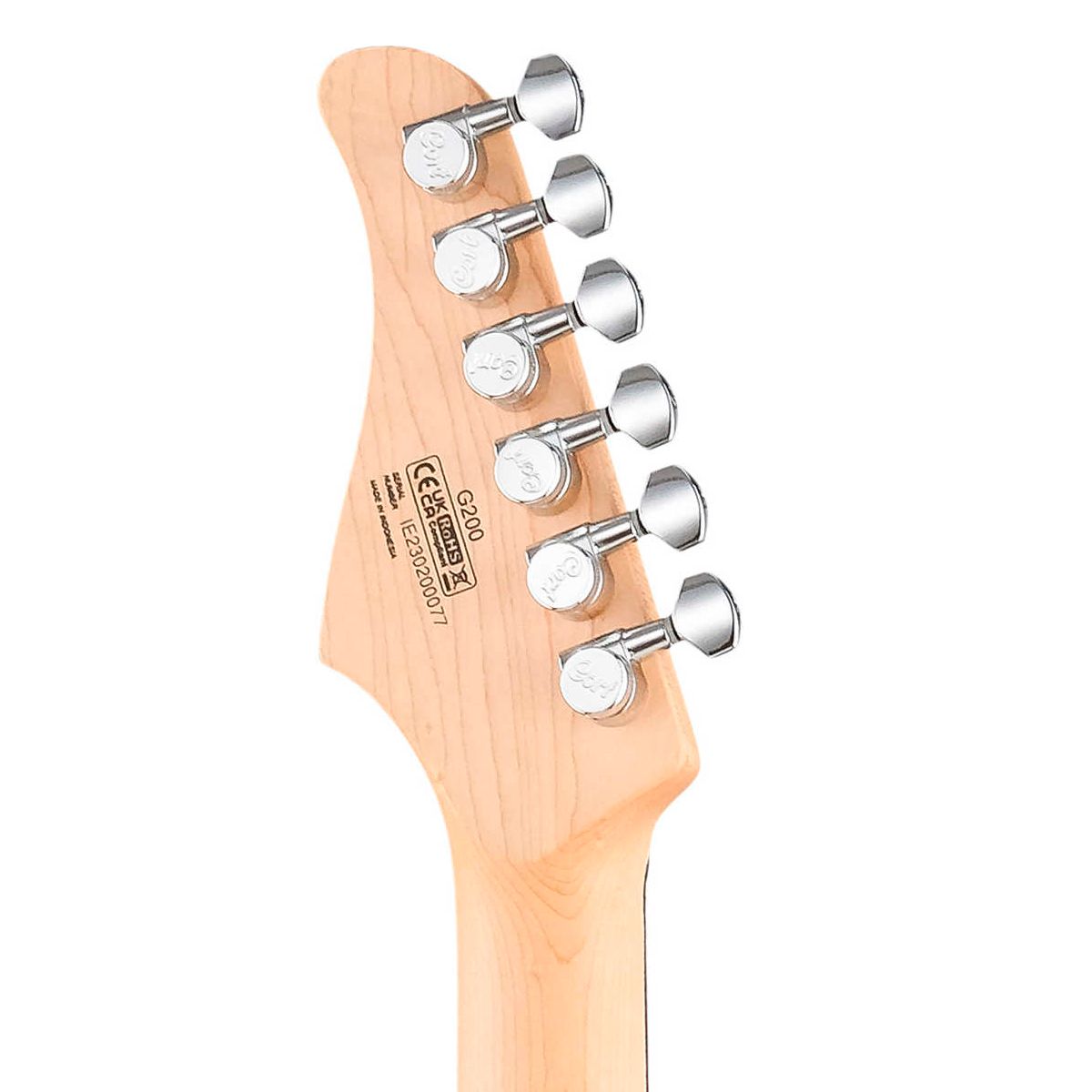 Guitarra Stratocaster HSS Cort G200 SKB com Tarraxas com Trava
