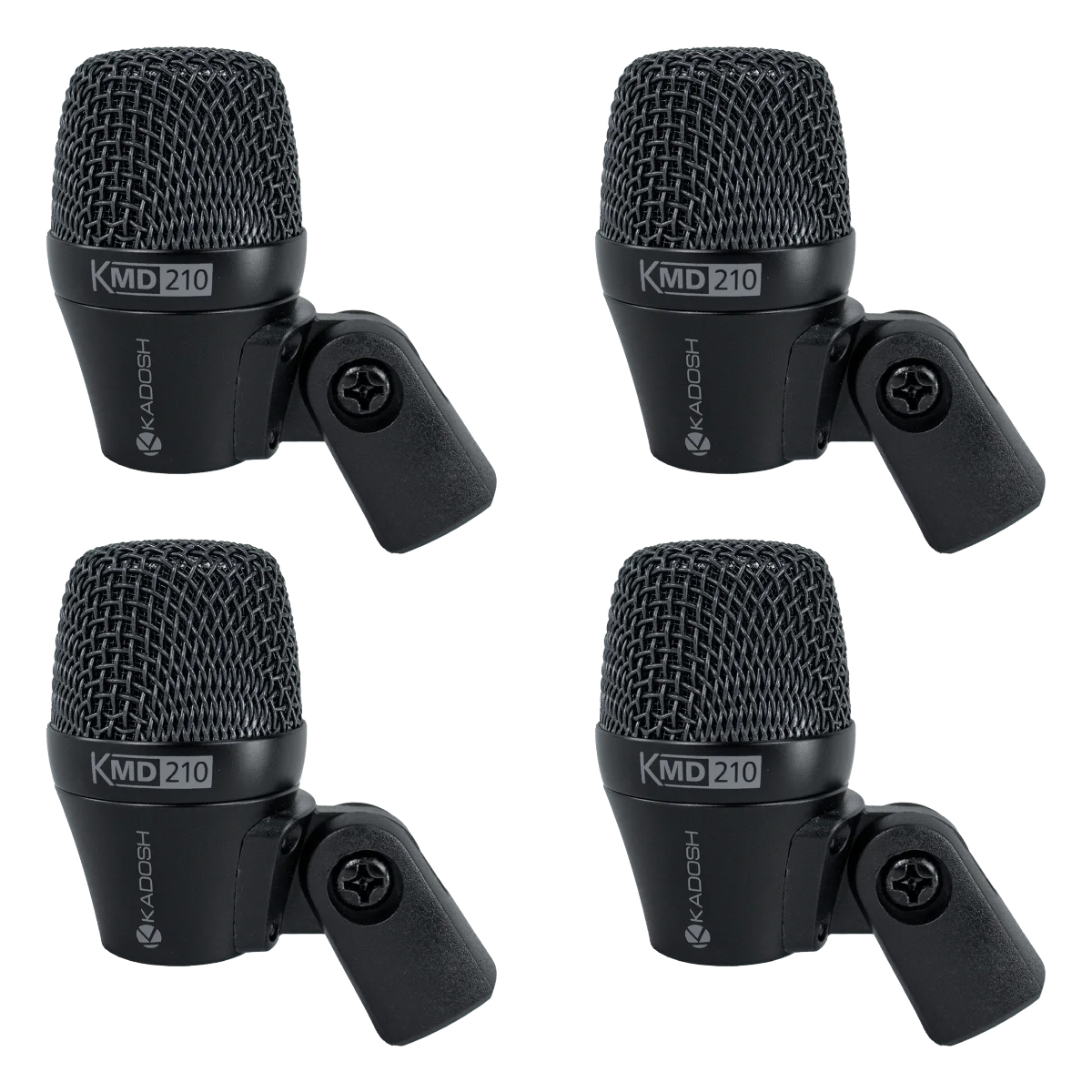 Kit de Microfones para Bateria Kadosh KMD 207 7 Peças com Case