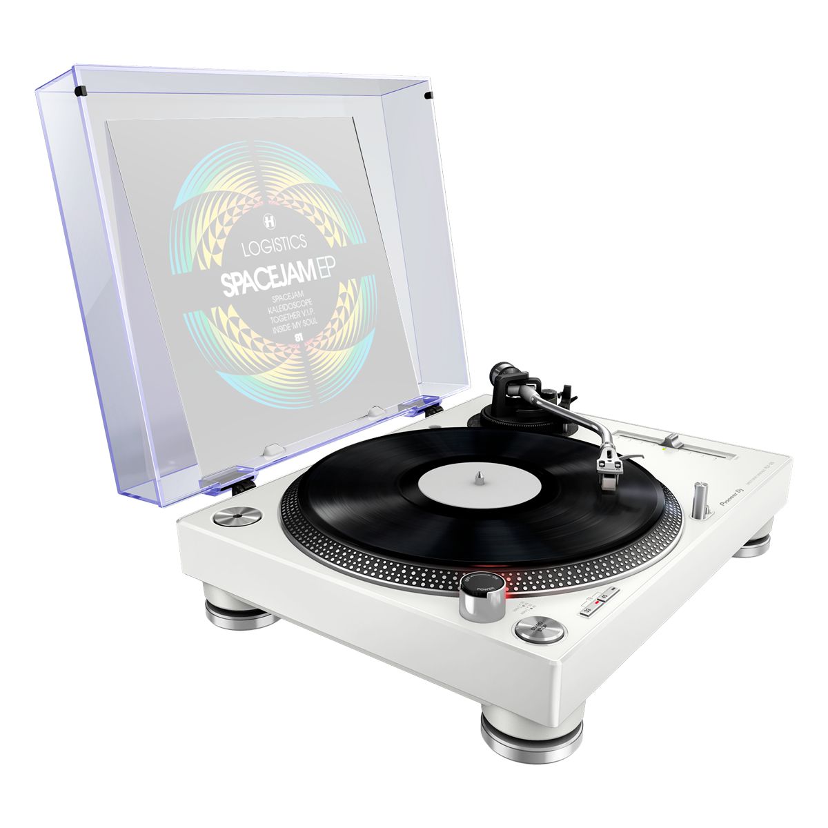 Explore o Vinil com Estilo: Toca Discos Pioneer PLX-500-W Branca