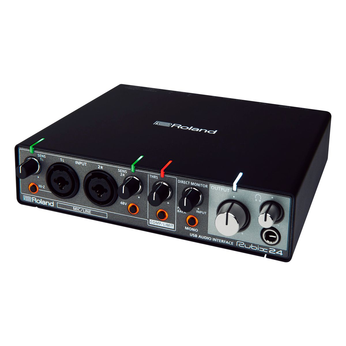 Roland Rubix24 とaudio-technica AT2020 Interface Rubix 24: Conectividade Profissional para Gravação e