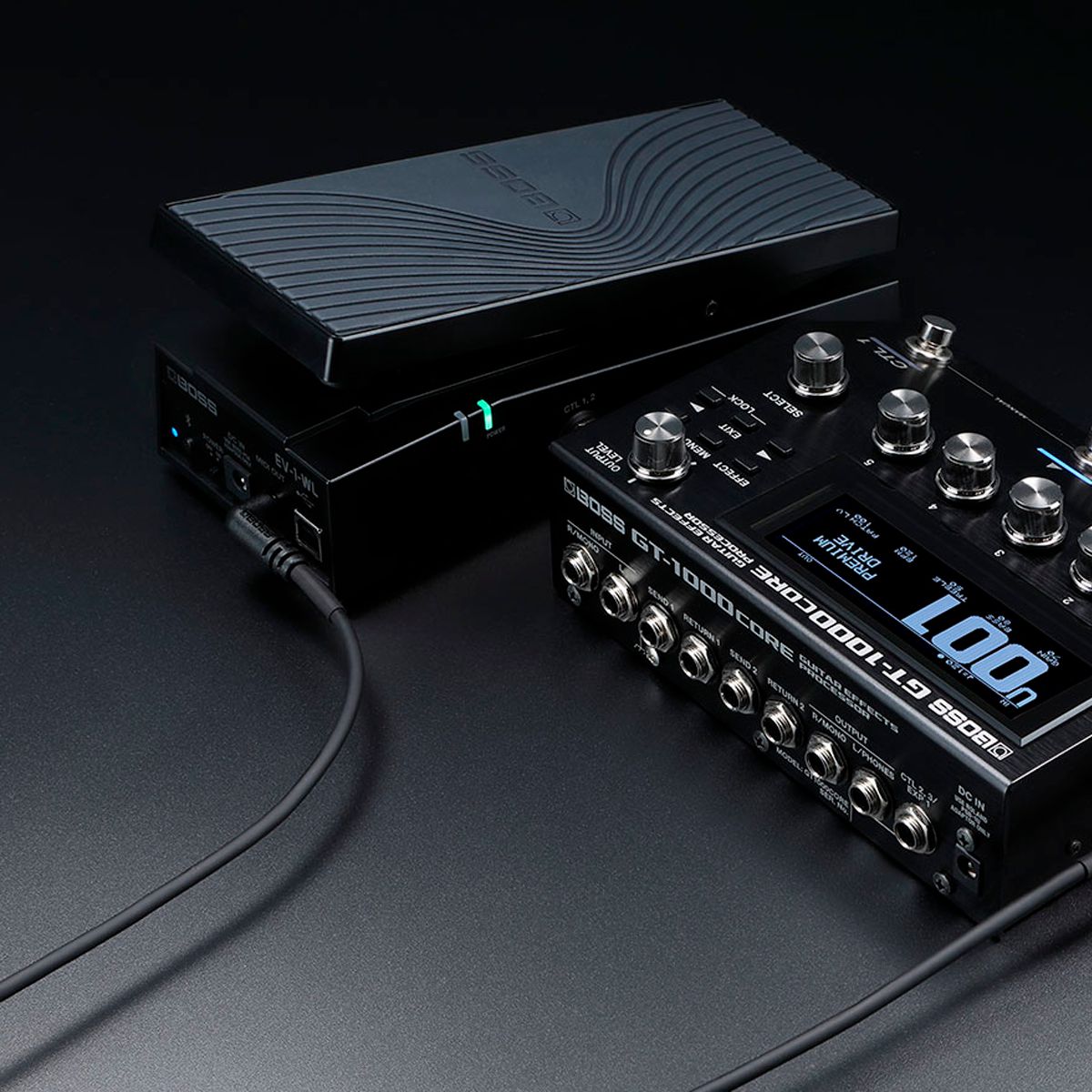 BOSS GT-1000CORE+BOSS MIDIケーブル Boss BCC-2-3535: Expanda o poder do seu equipamento BOSS com