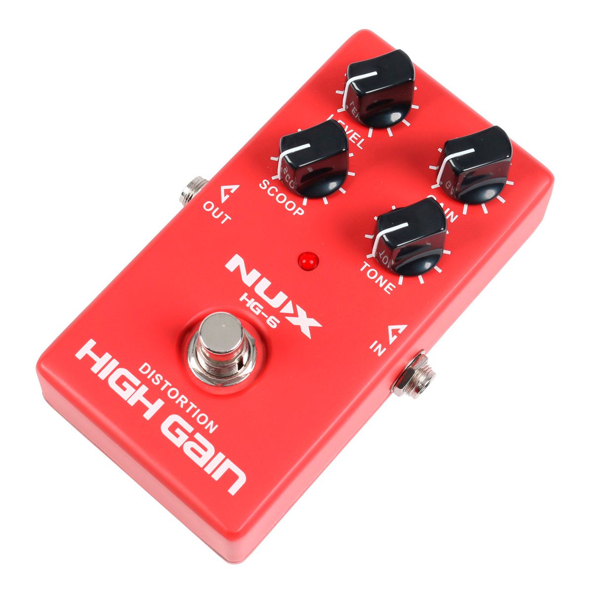 Desfrute de uma experiência tonal superior com o Nux HG-6