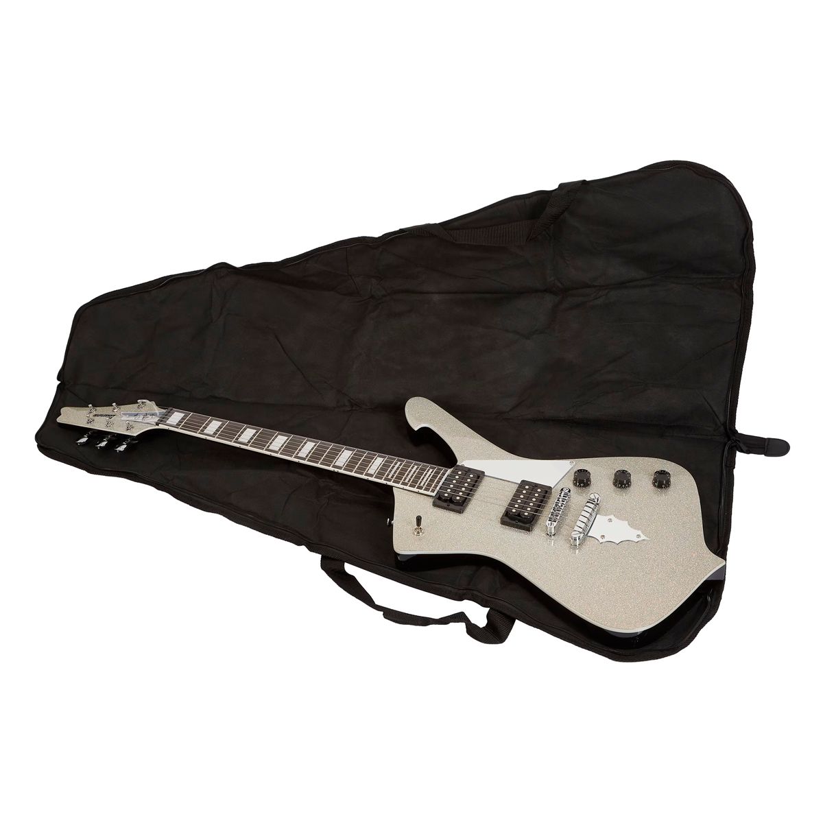 Guitarra Ibanez PS60 Silver Sparkle Signature Paul Stanley KISS