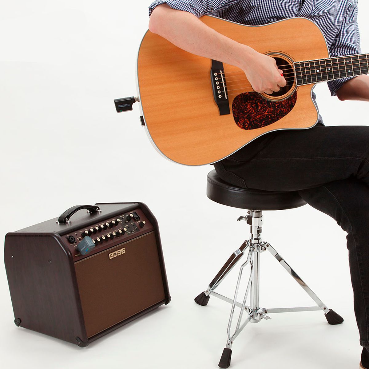 Transmissor sem Fio Boss WL-20L - Sistema Wireless para Violão