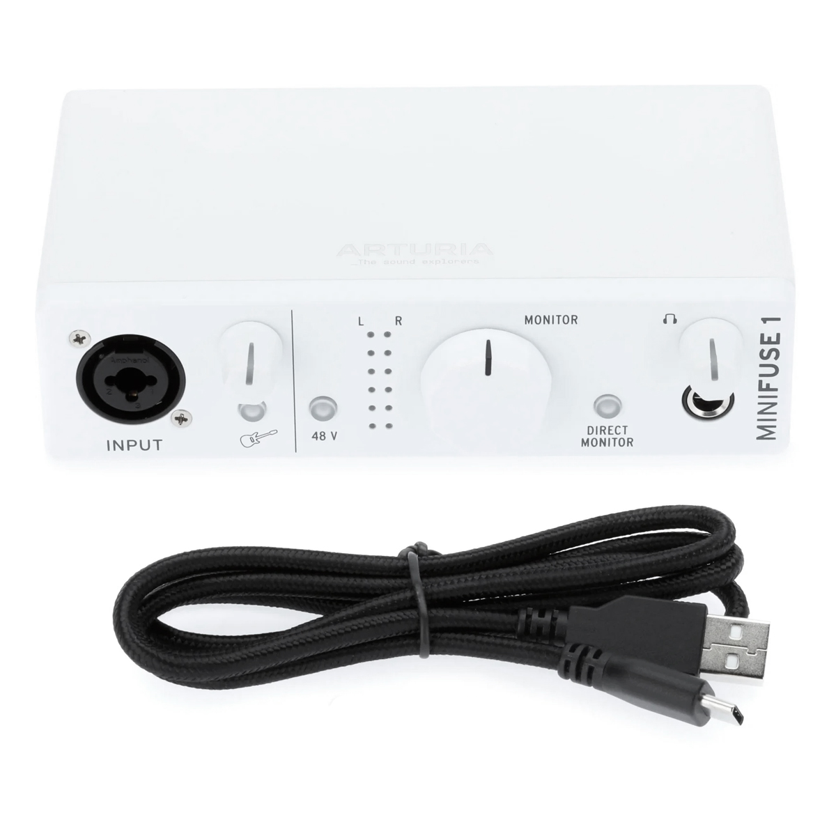 【極美品】ARTURIA MiniFuse 1 USBオーディオインターフェース Interface de áudio USB com 1 entrada e 2 saídas Arturia Minifuse 1