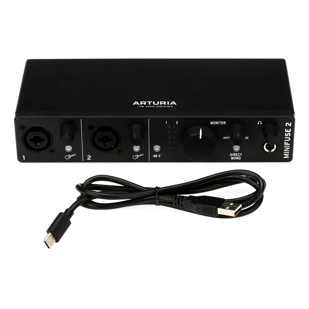 Interface de Áudio Arturia MiniFuse 2 Preta: Compacta e de Alta