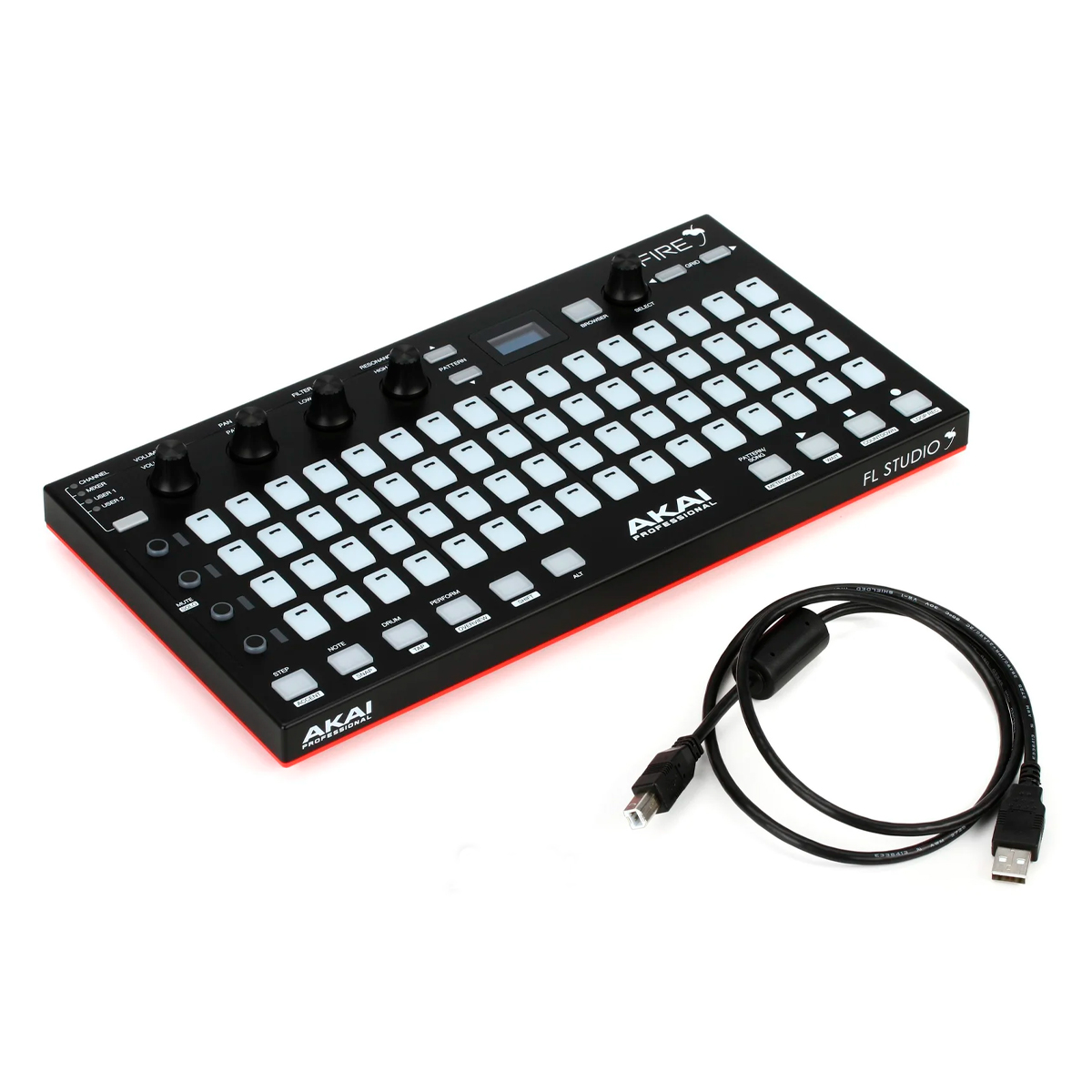 AKAI Fire NS: Controlador USB-MIDI Dedicado para FL Studio