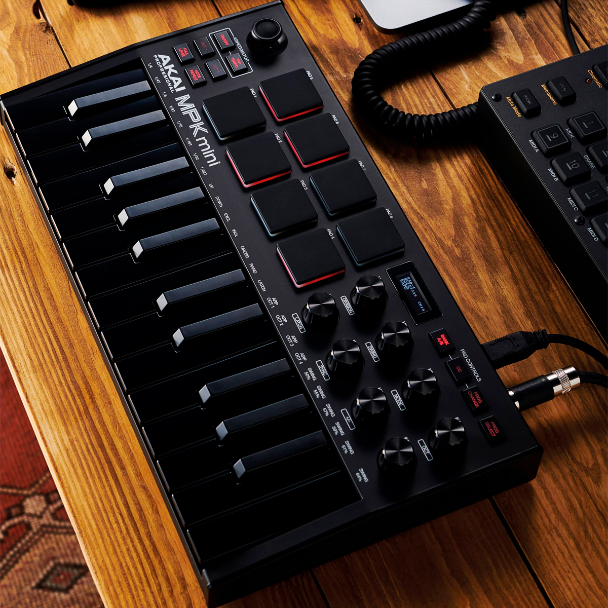 DTM・DAW AKAI MPK mini SPECIAL EDITION BLACK Akai MPK Mini MK3 Special Edition Black - Controlador MIDI
