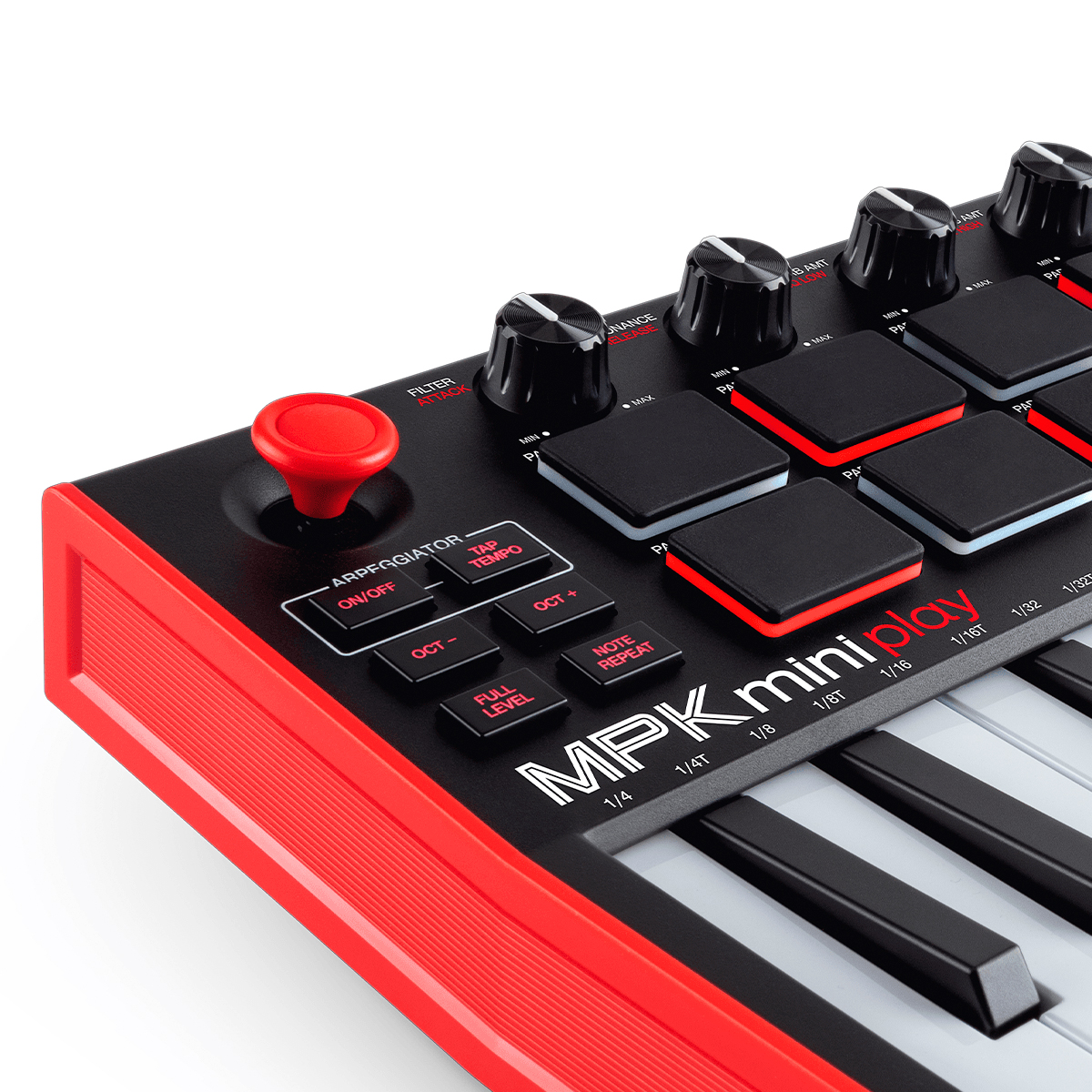 AKAI MPK mini Play mk3: Controle MIDI com 25 Teclas, Pads e AKAI MPK mini Play mk3: Controle MIDI com 25 Teclas, Pads e