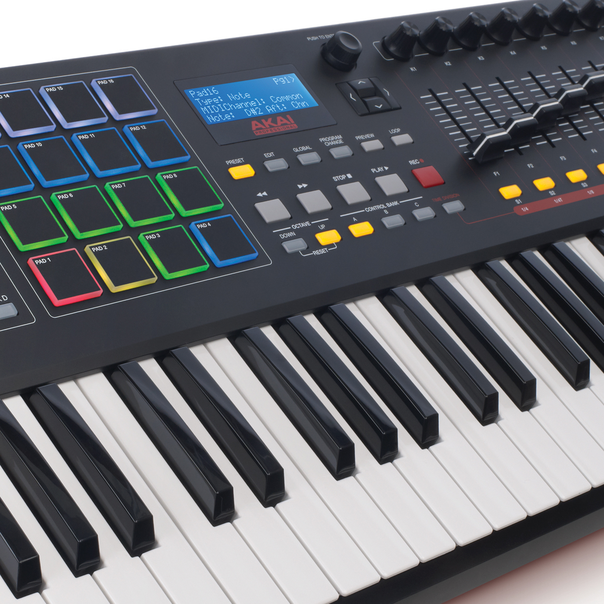 AKAI MPK249: Controle MIDI Potente e Versátil com 49 Teclas Semi