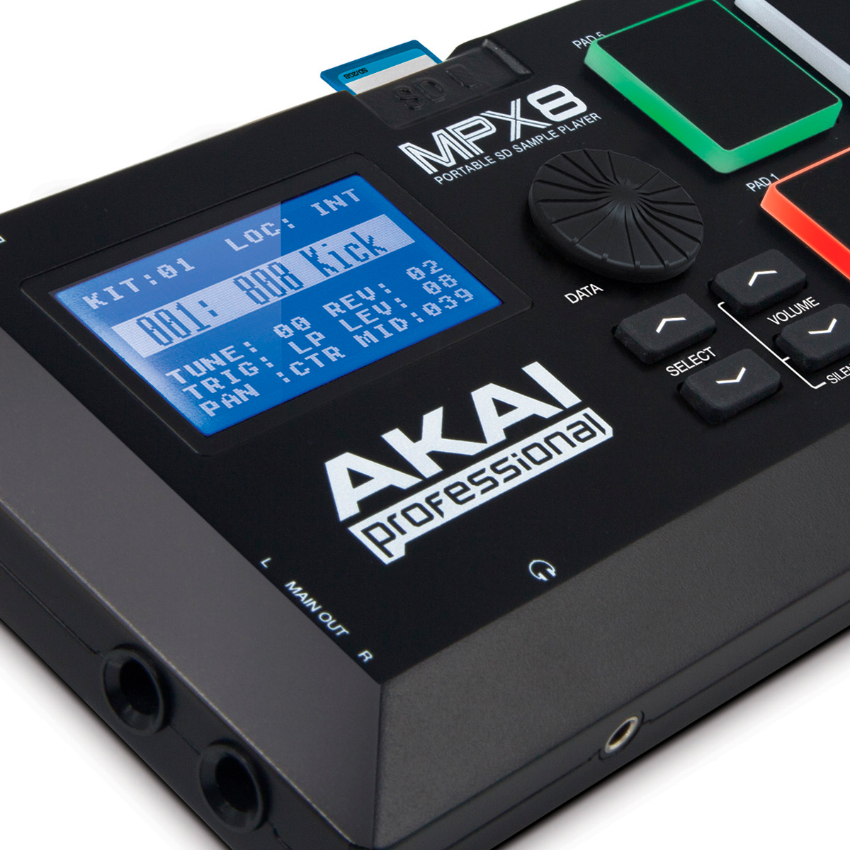 Sampler Compacto AKAI MPX8 - Compact Drum Sampler de Alta