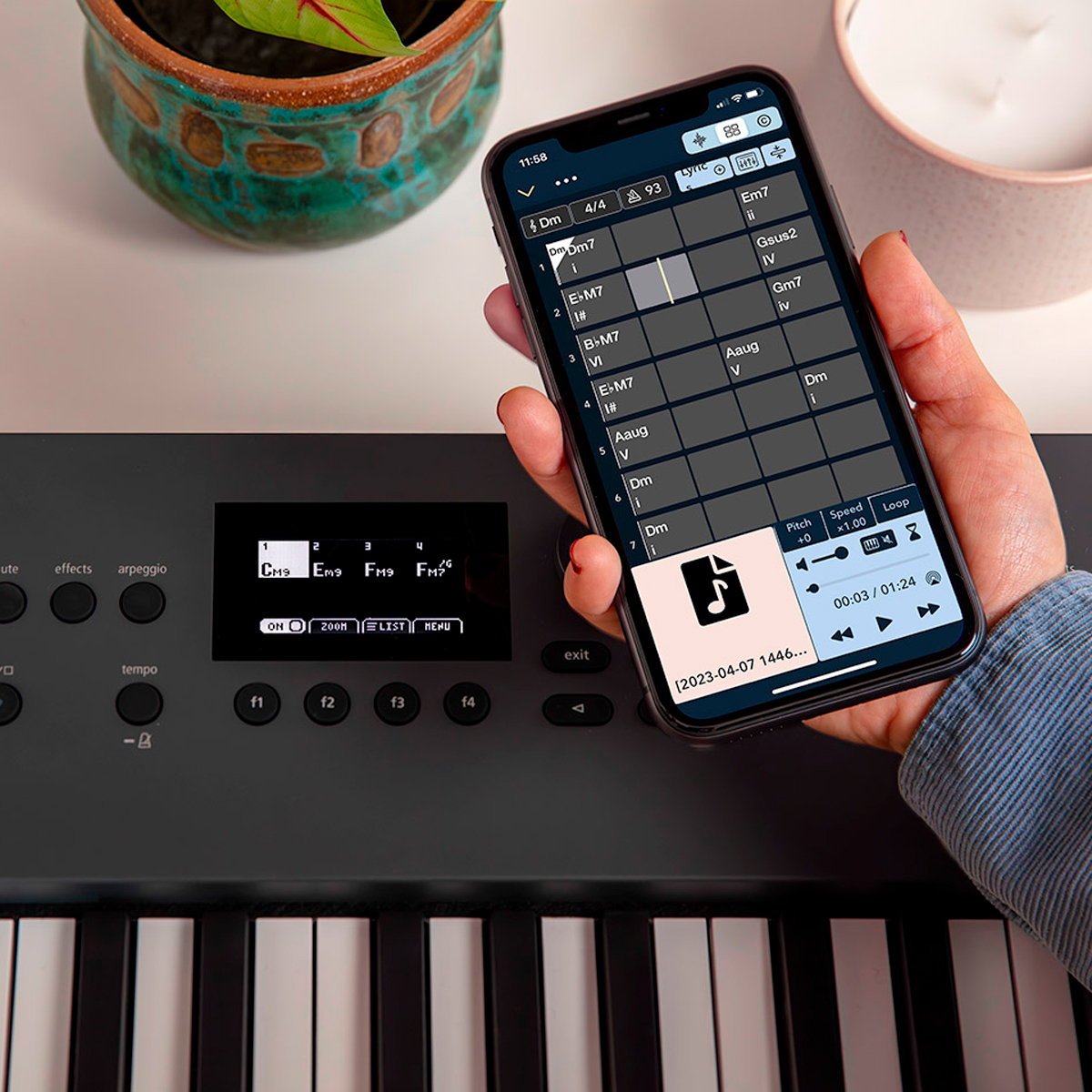 Teclado Roland GO KEYS 5 Graphite: 61 Teclas, Bluetooth, Mais de