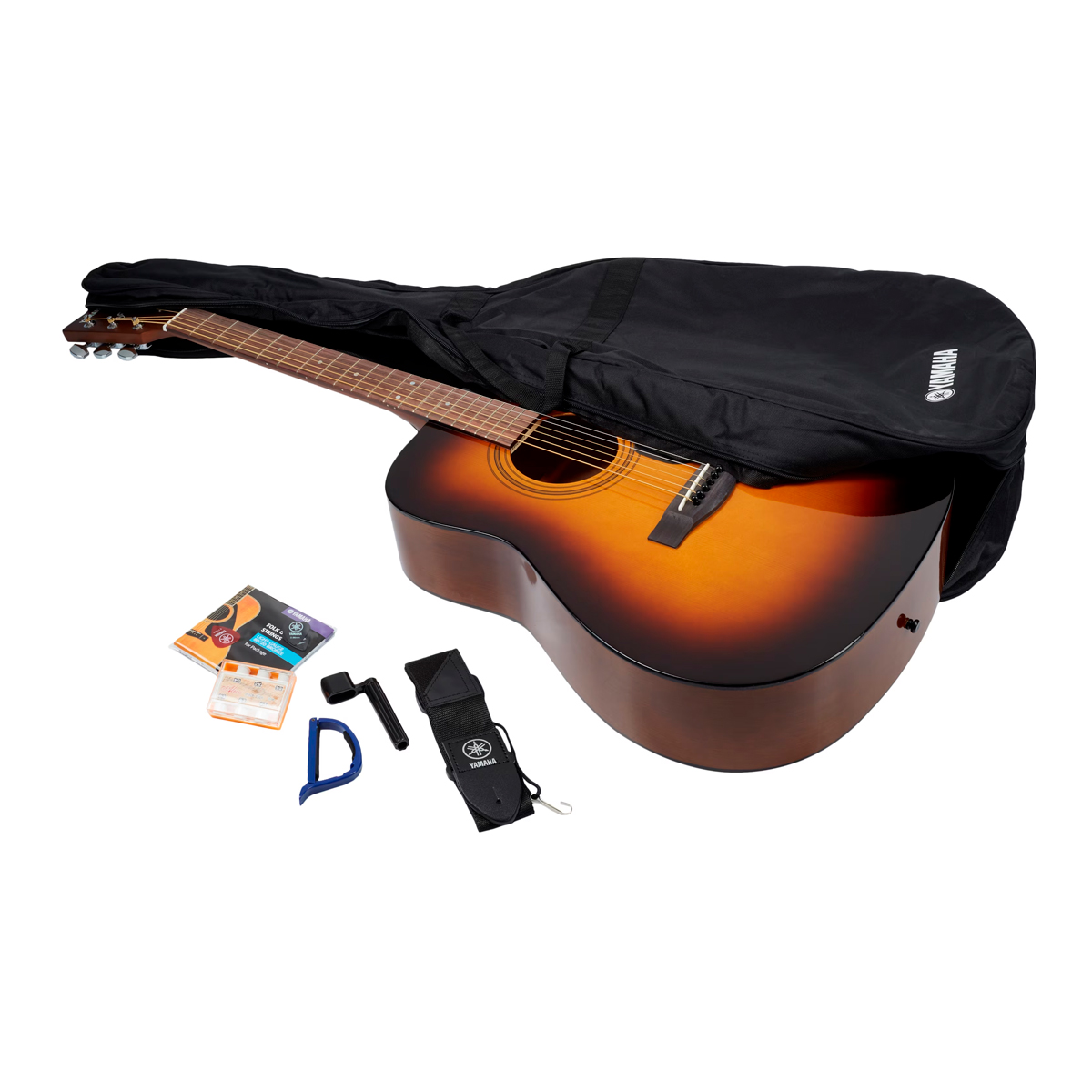 Kit Violão Acústico Yamaha F310P Tobacco Brown Sunburst | Completo